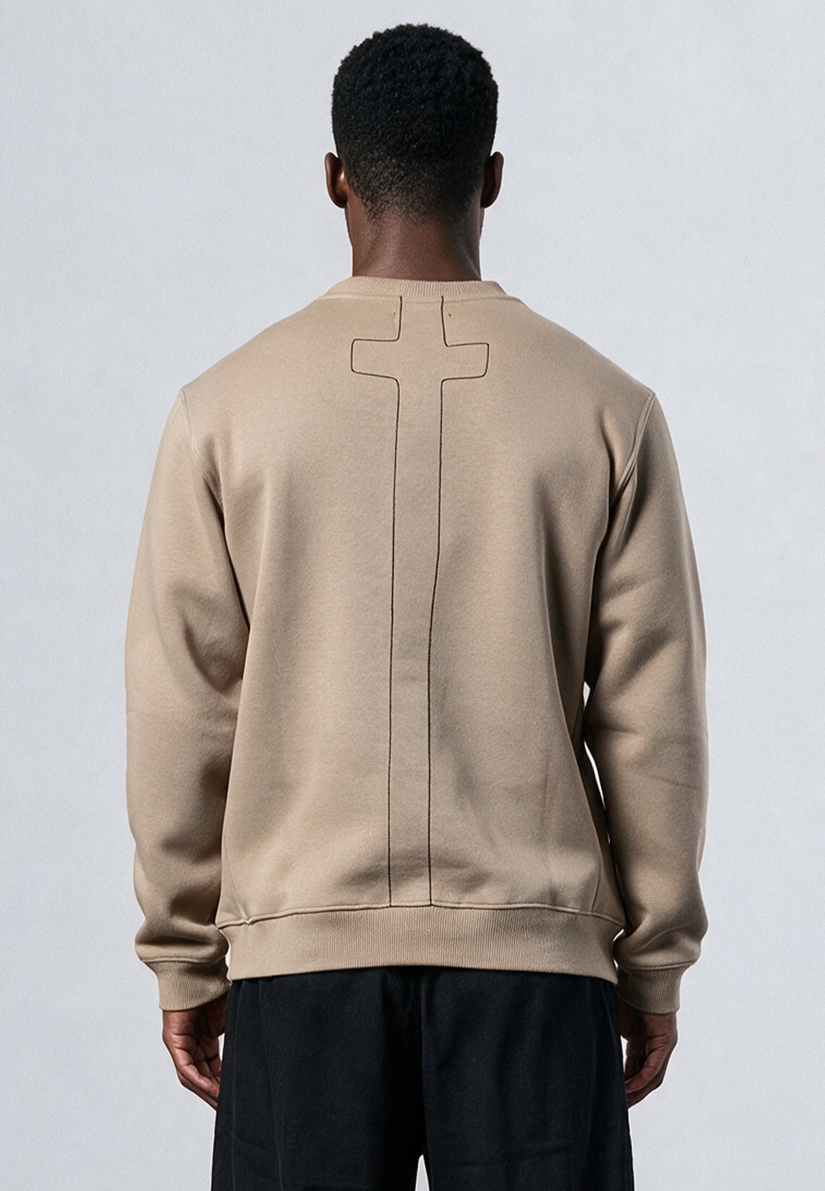 WINGS SKULL SWEAT FAWN