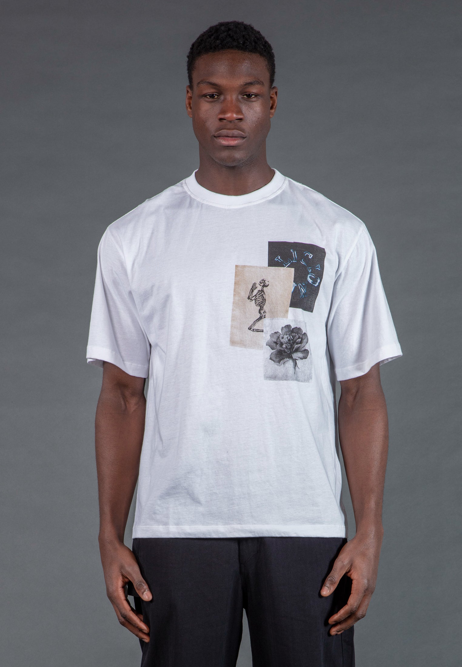 APPLIQUE T-SHIRT WHITE