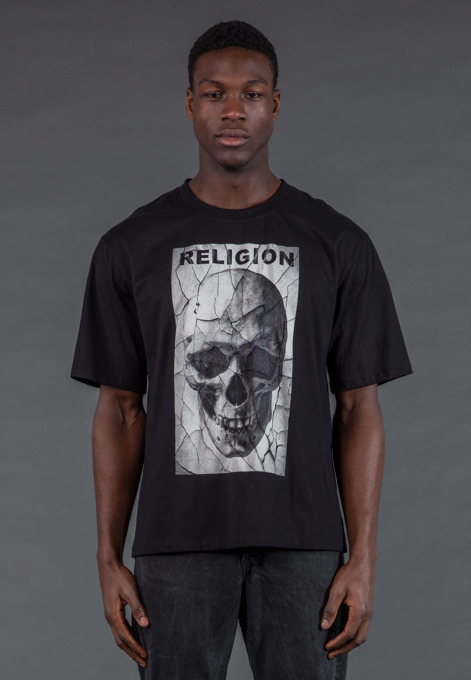 CRACK T-SHIRT BLACK