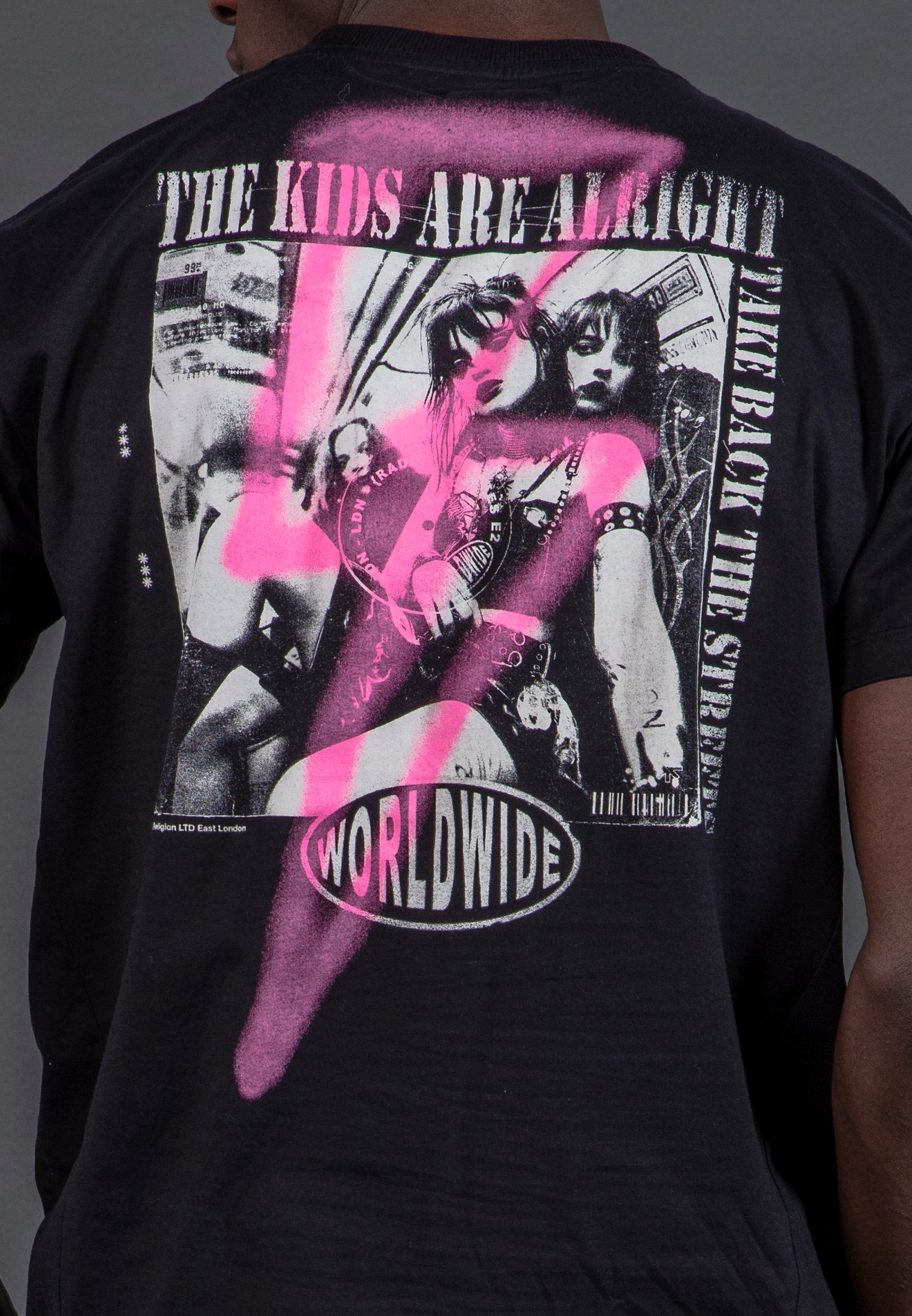 LIGHTNING BOLT T-SHIRT BLACK