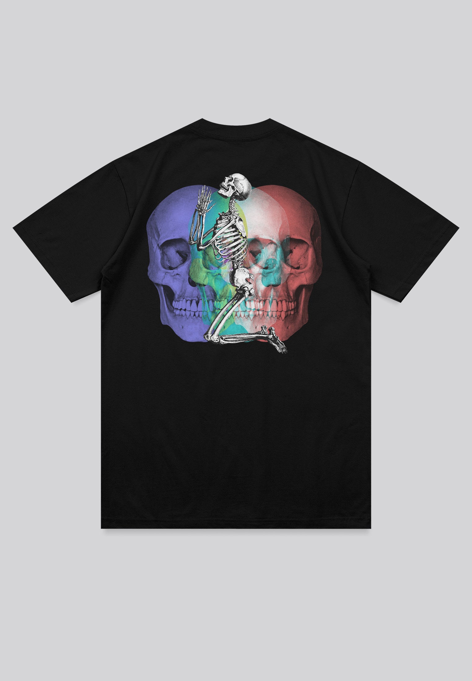 MULTI SKULL T-SHIRT BLACK