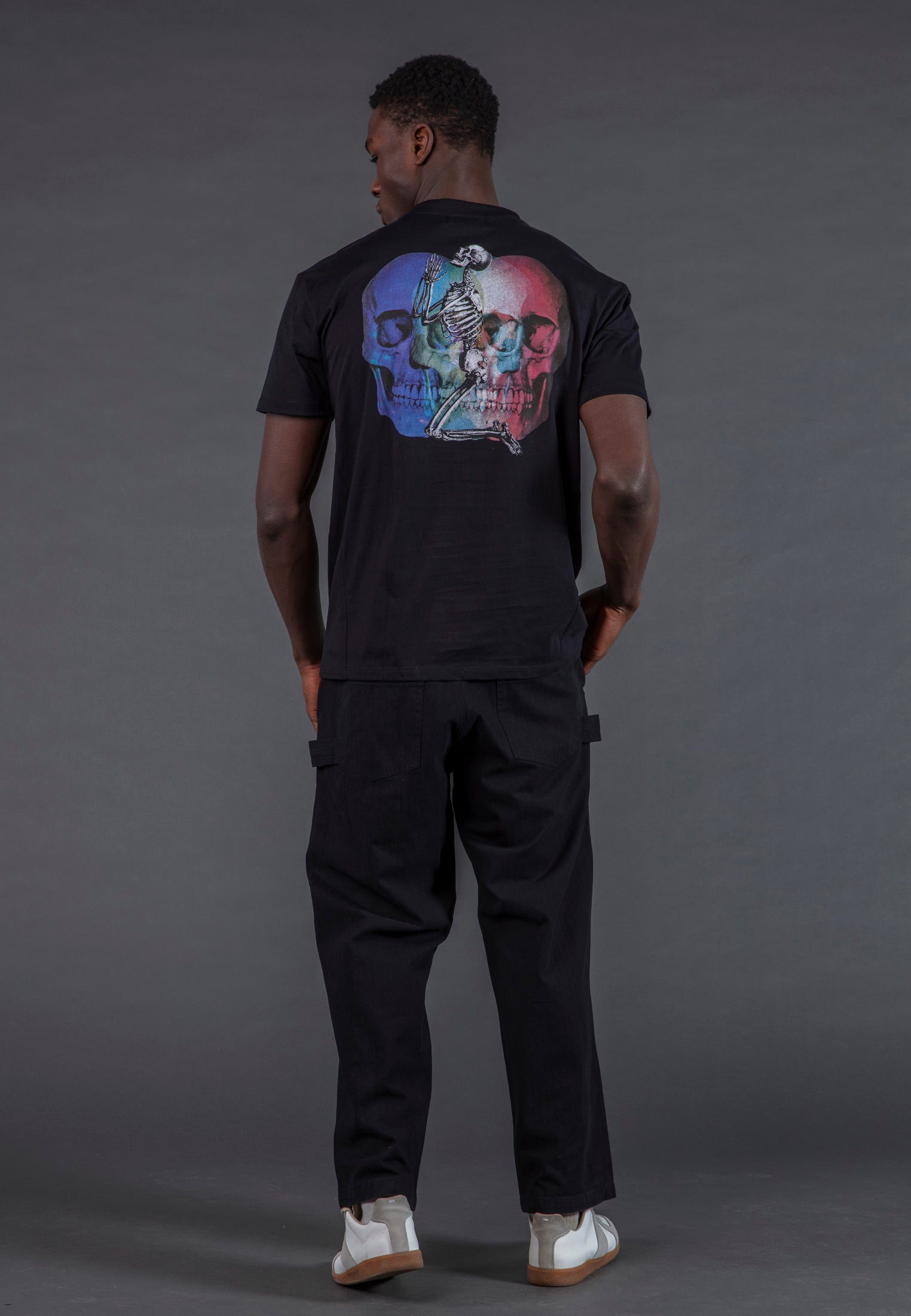 MULTI SKULL T-SHIRT BLACK