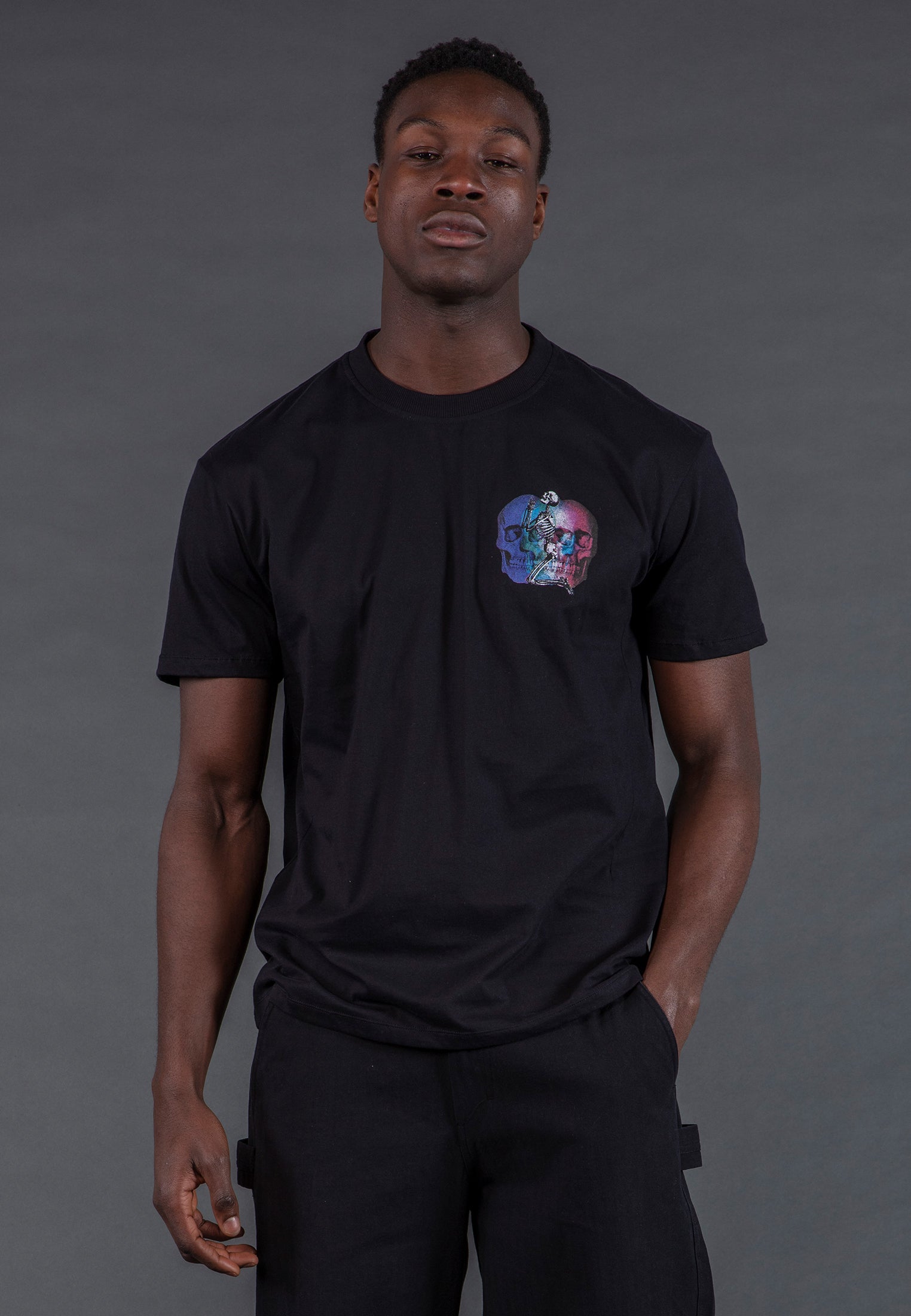 MULTI SKULL T-SHIRT BLACK