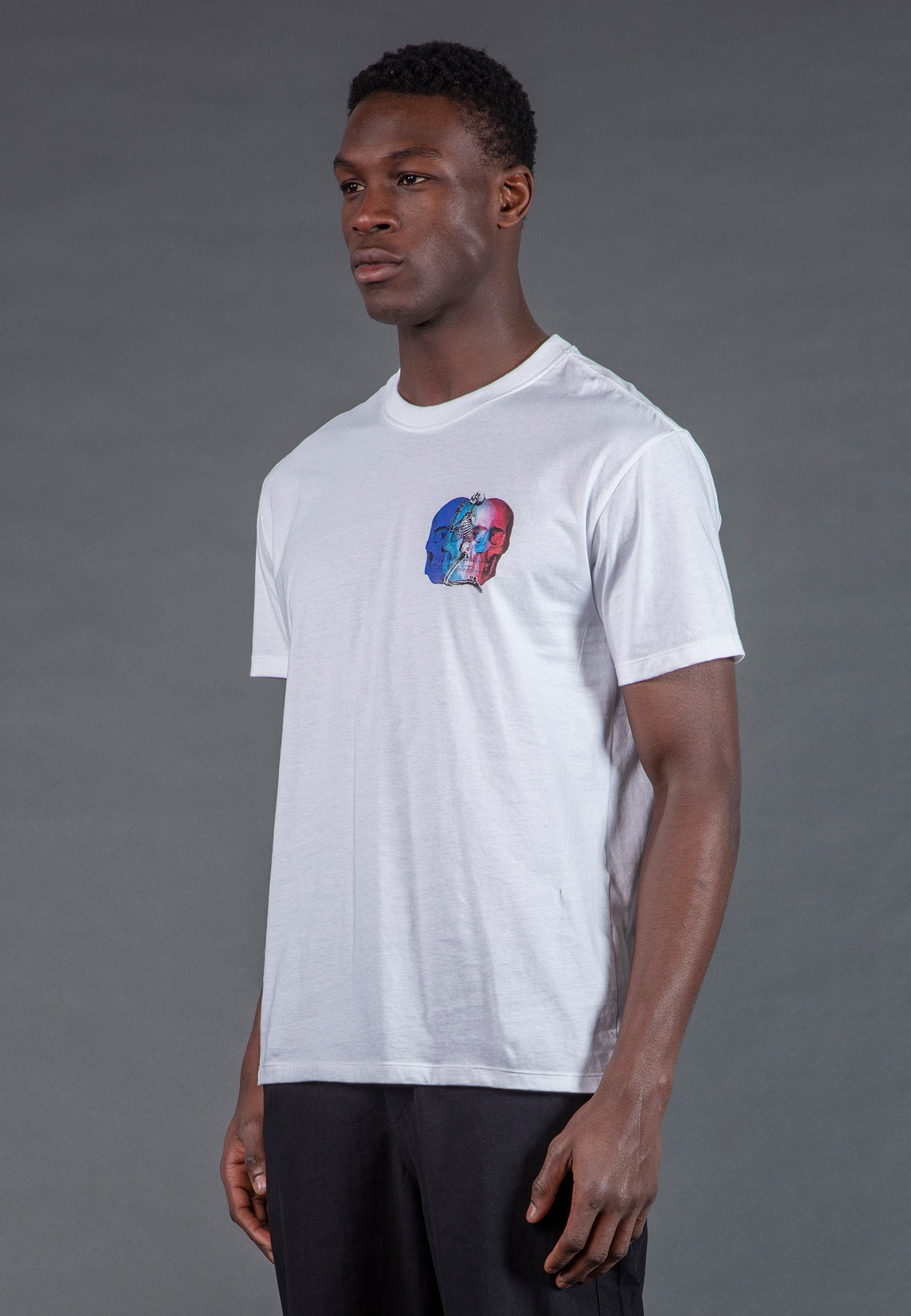 MULTI SKULL T-SHIRT WHITE
