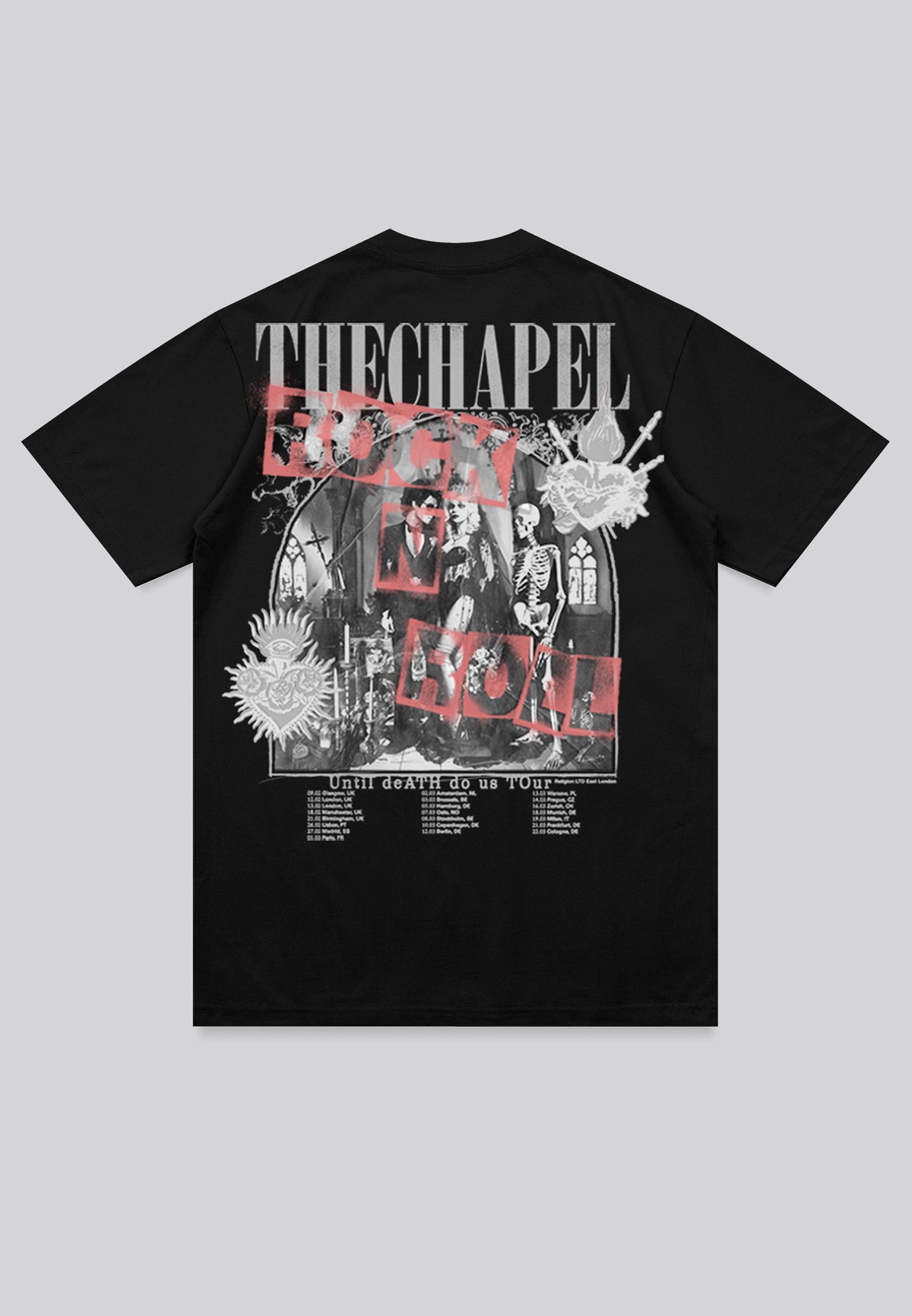 THE CHAPEL T-SHIRT BLACK