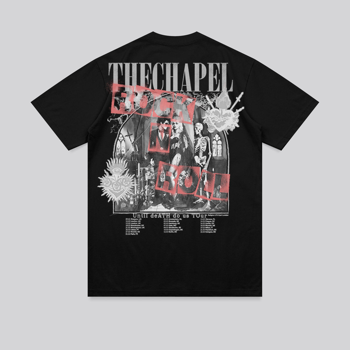 THE CHAPEL T-SHIRT BLACK