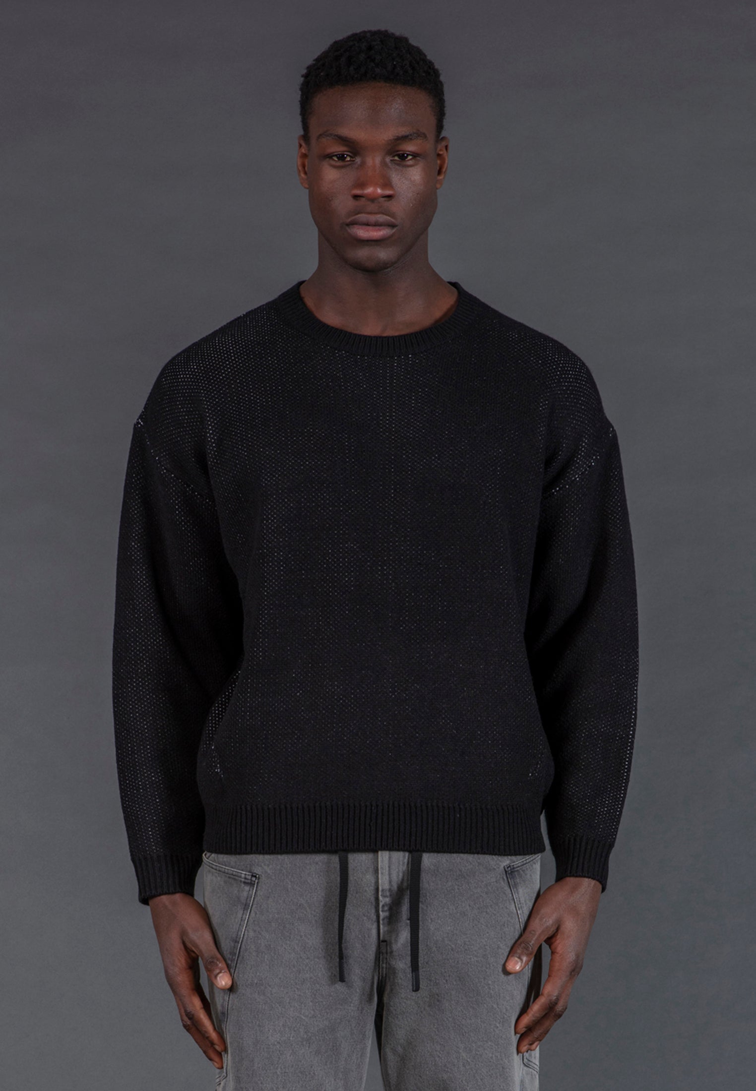 MAYHEM KNIT BLACK