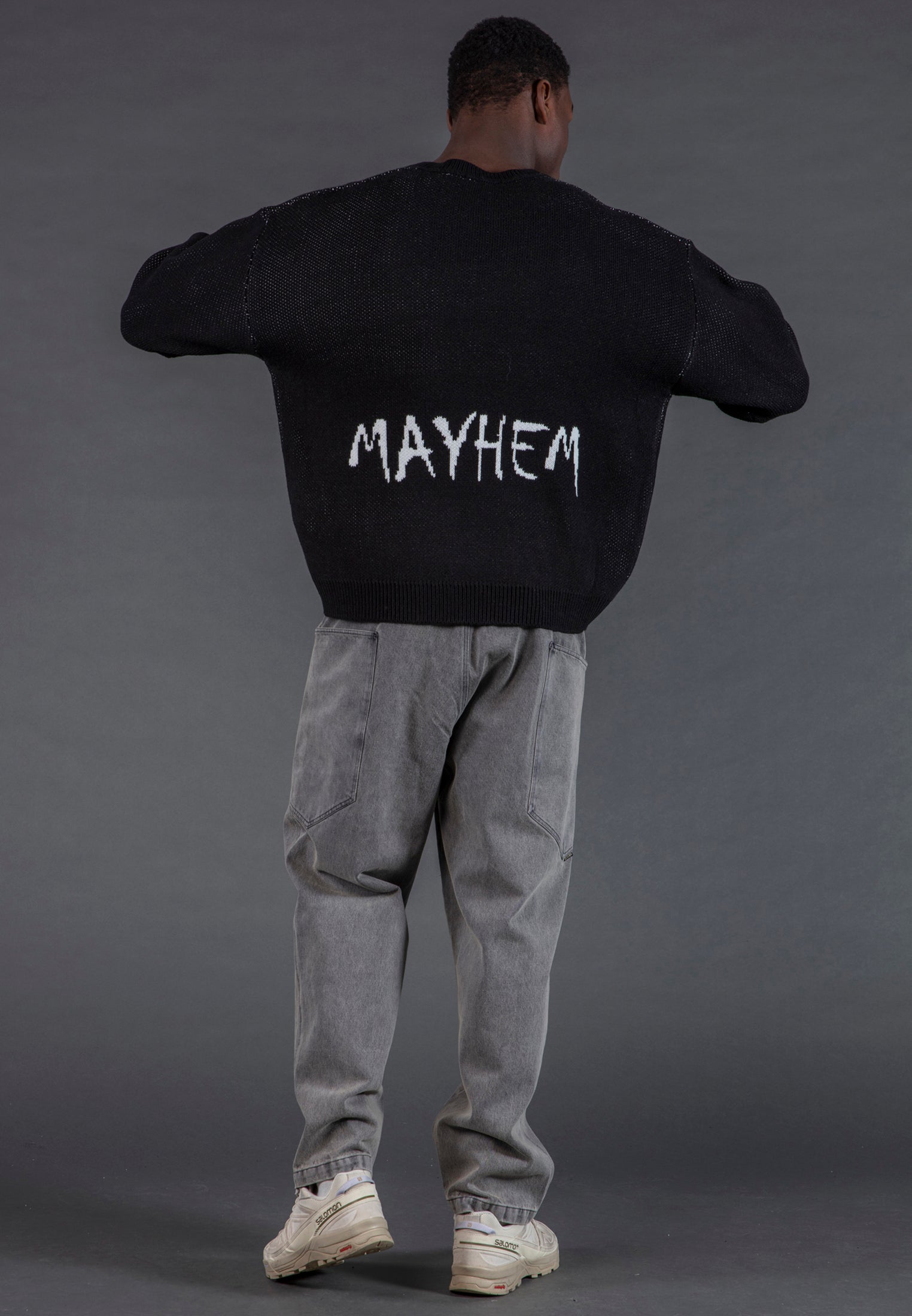 MAYHEM KNIT BLACK