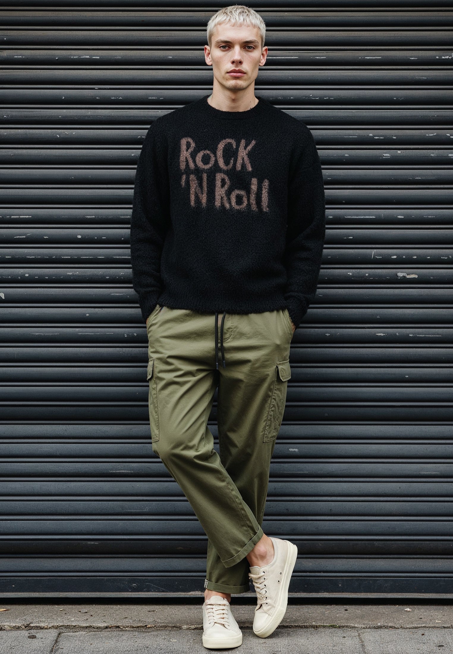ROCK N ROLL KNIT BLACK