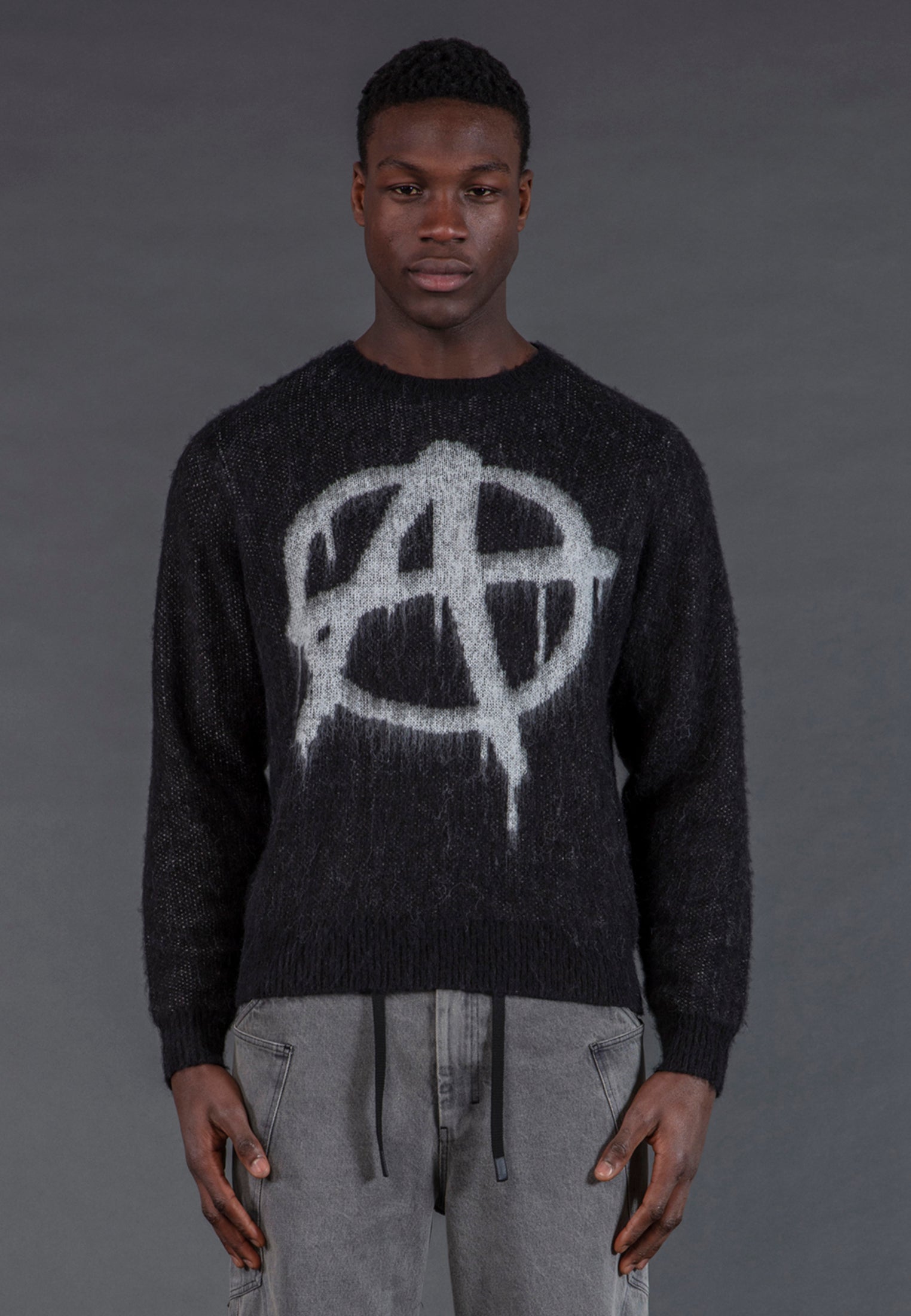 SYMBOL KNIT BLACK
