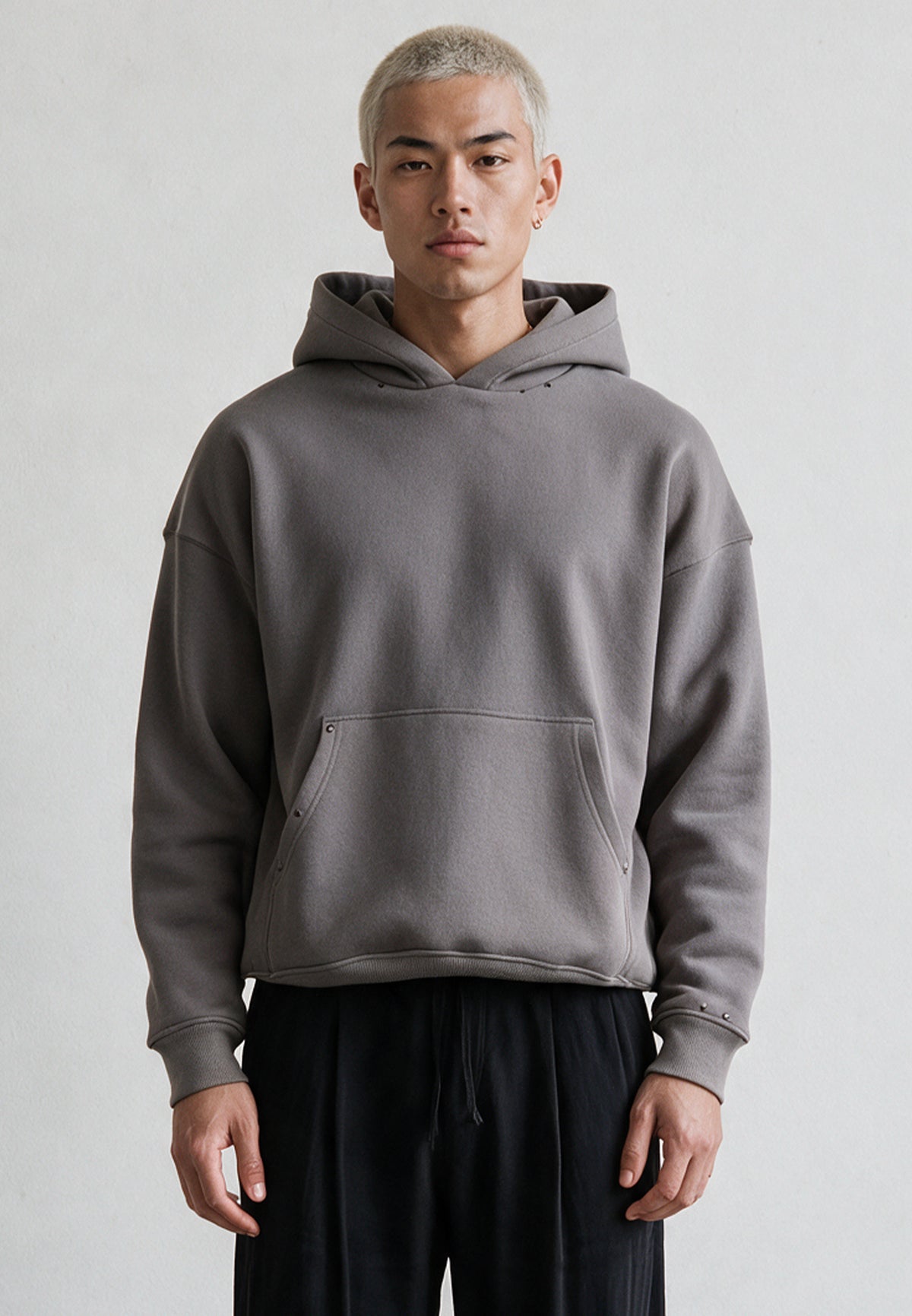 ACID RIPPER HOODIE CEMENT GREY