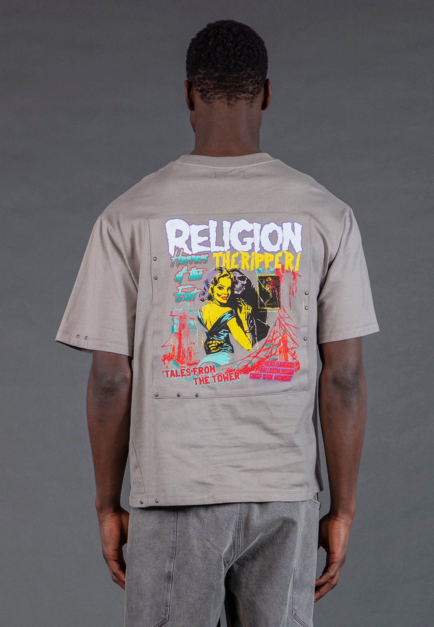 ACID RIPPER T-SHIRT CEMENT GREY
