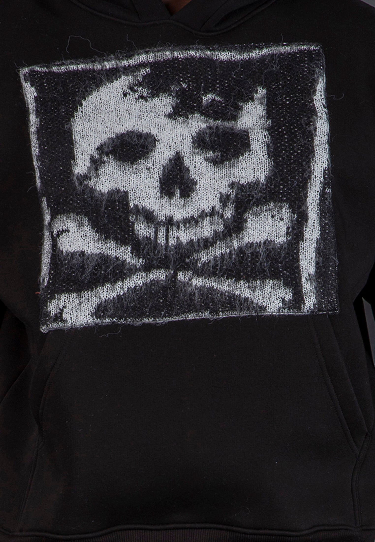 ANTARSIA SKULL HOODIE BLACK
