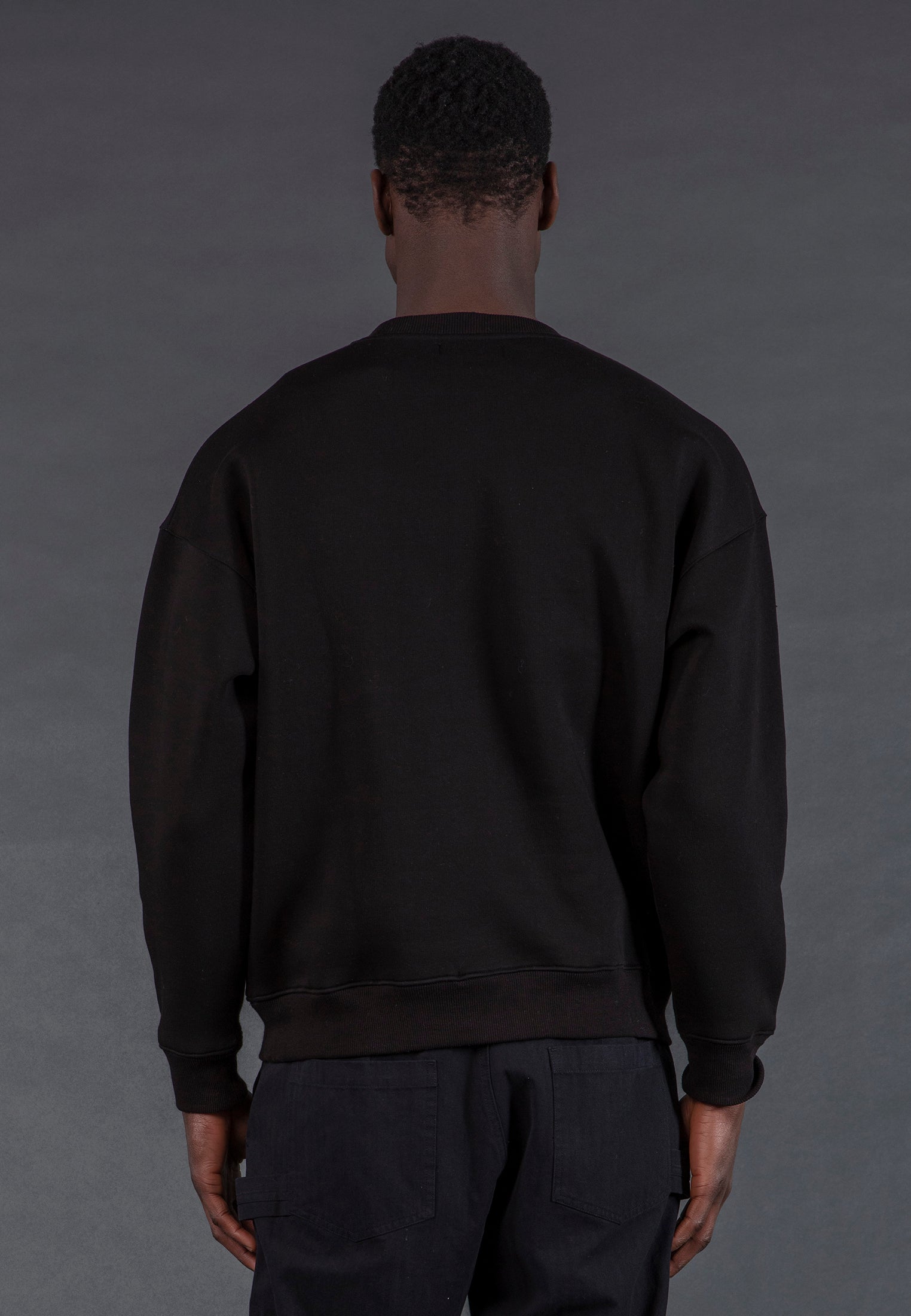 ANTARSIA SKULL SWEAT BLACK