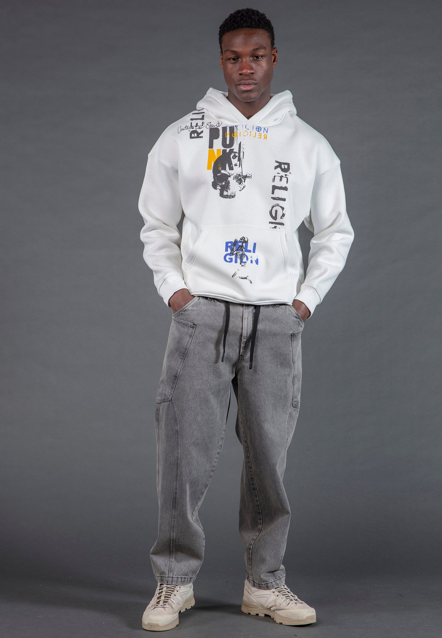 PUNK HOODIE OFF WHITE