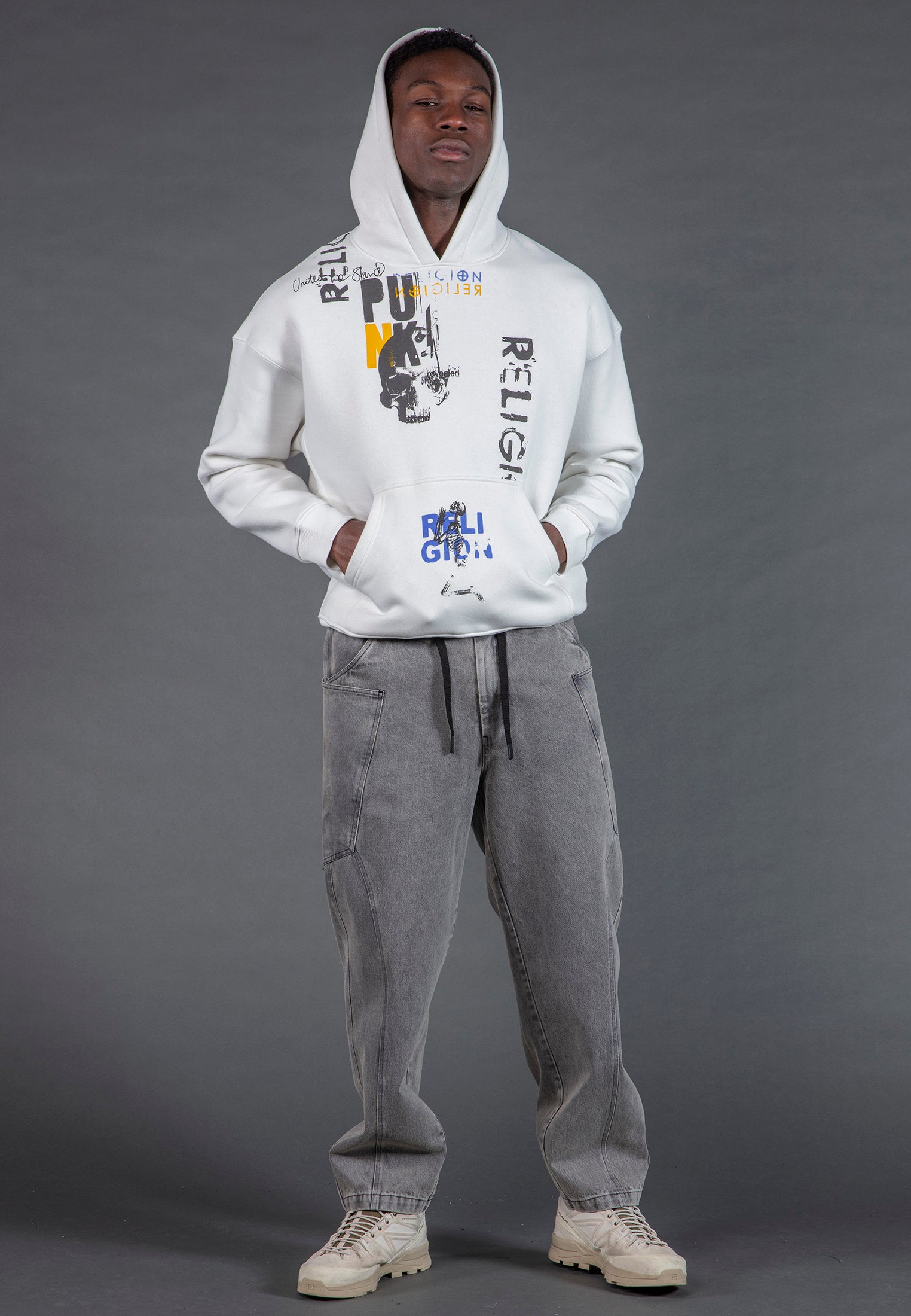 PUNK HOODIE OFF WHITE