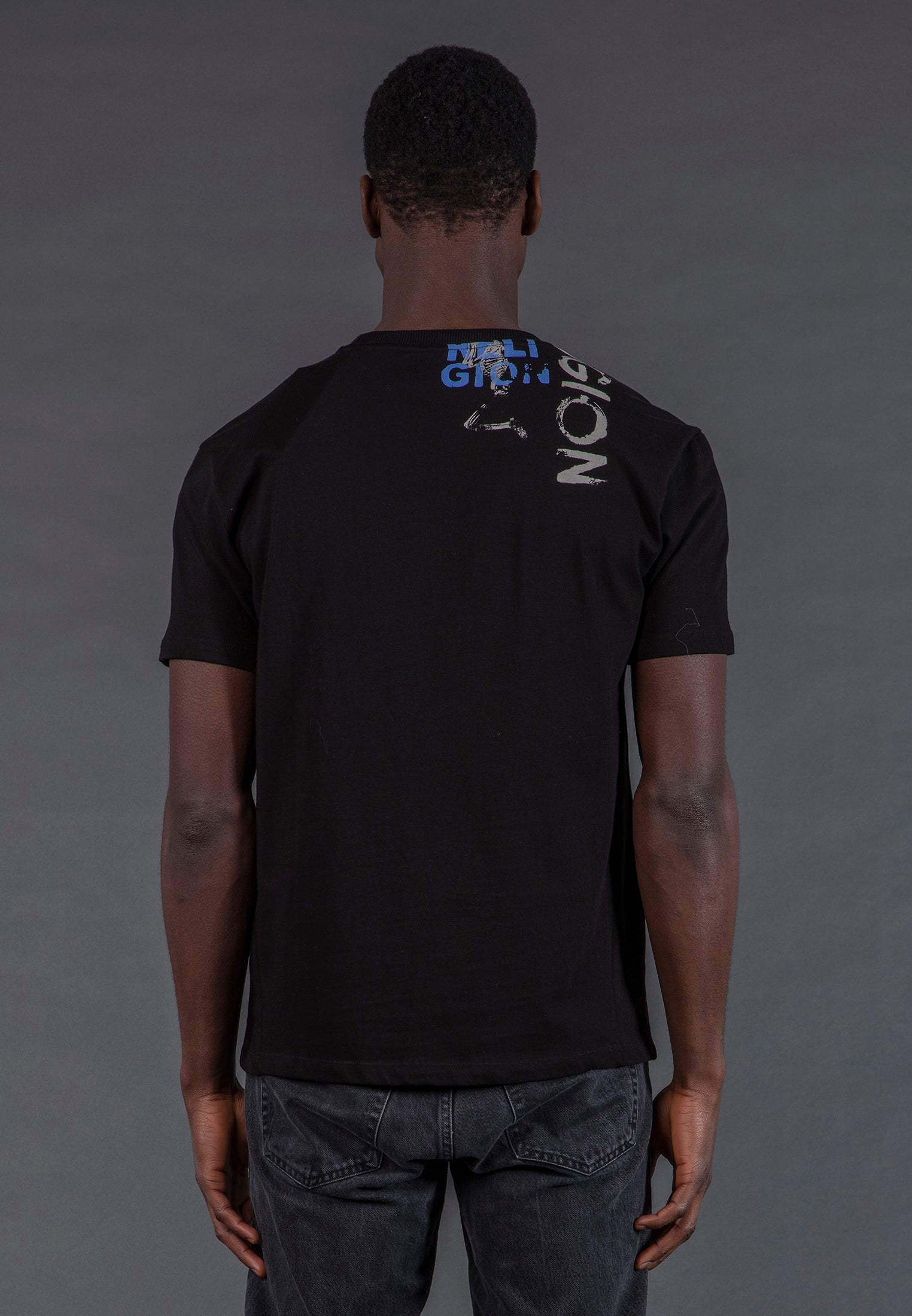 PUNK COLOUR T-SHIRT BLACK