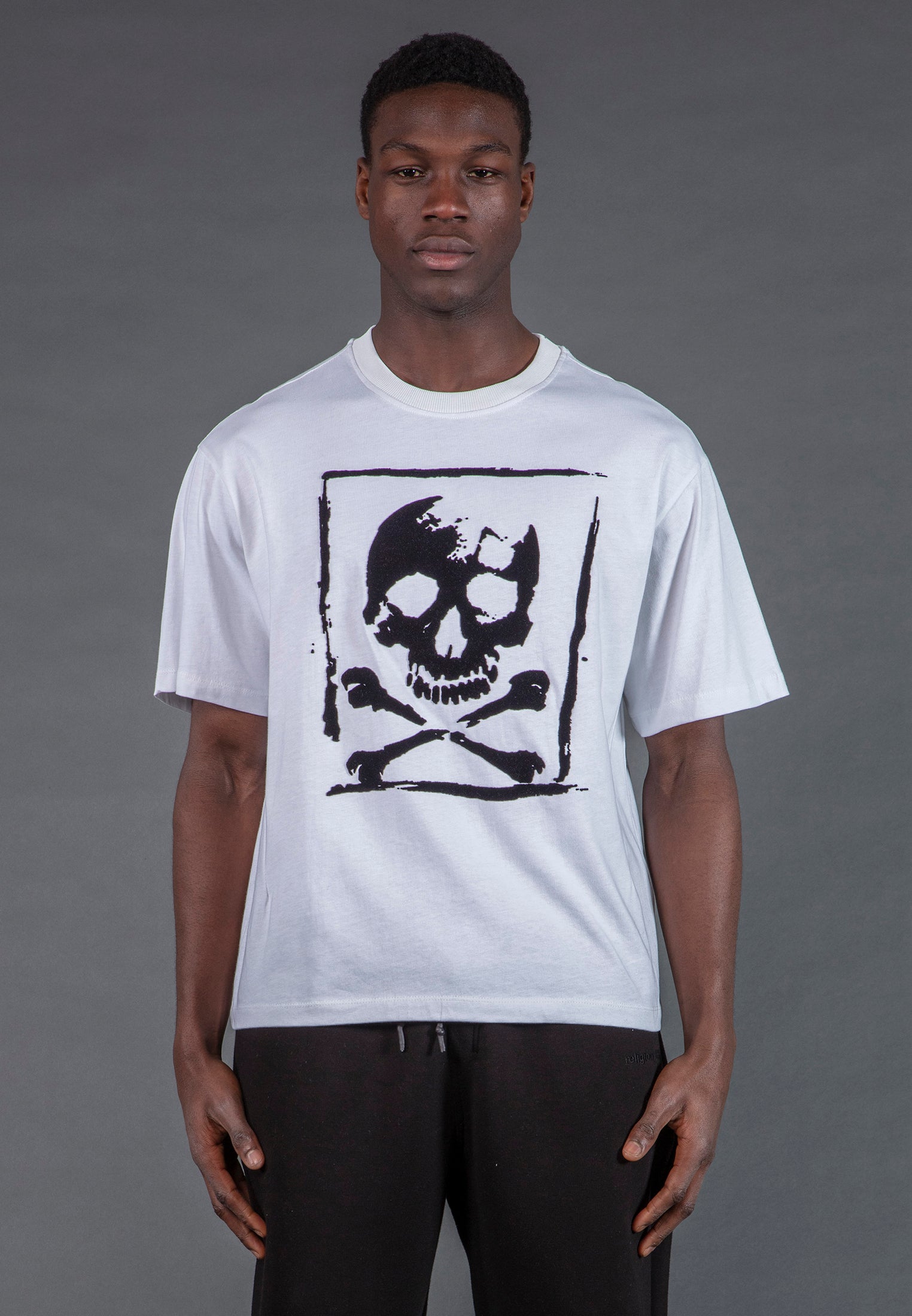 SKULL CROSSBONES T-SHIRT WHITE