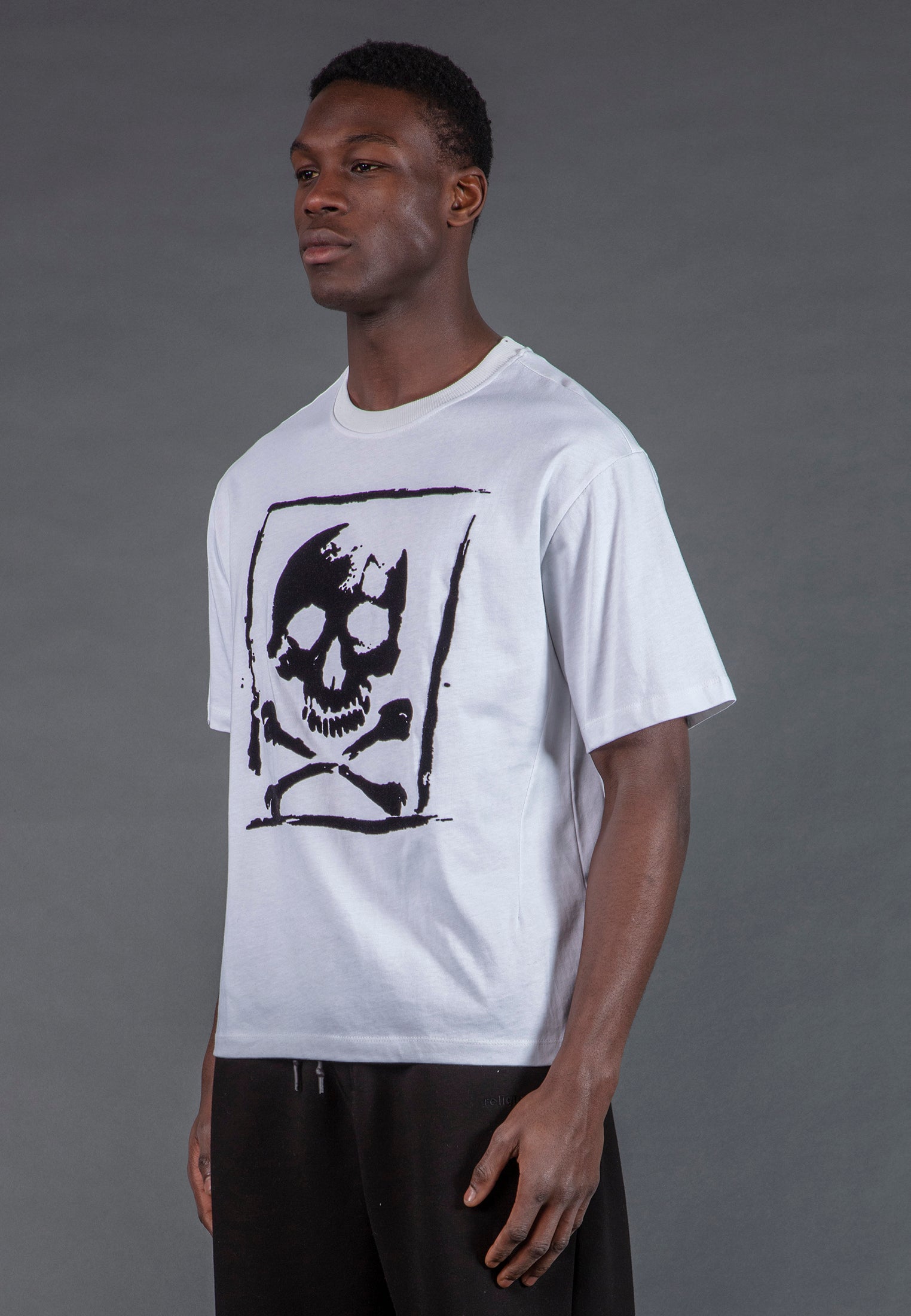 SKULL CROSSBONES T-SHIRT WHITE