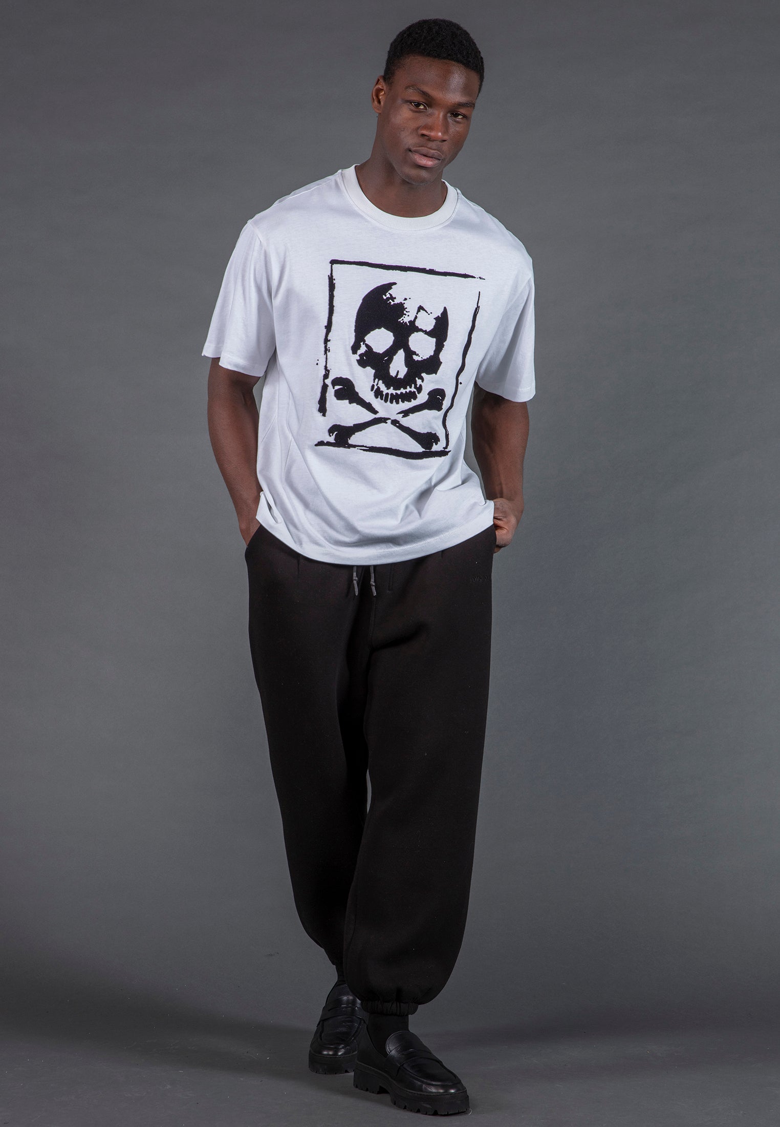 SKULL CROSSBONES T-SHIRT WHITE