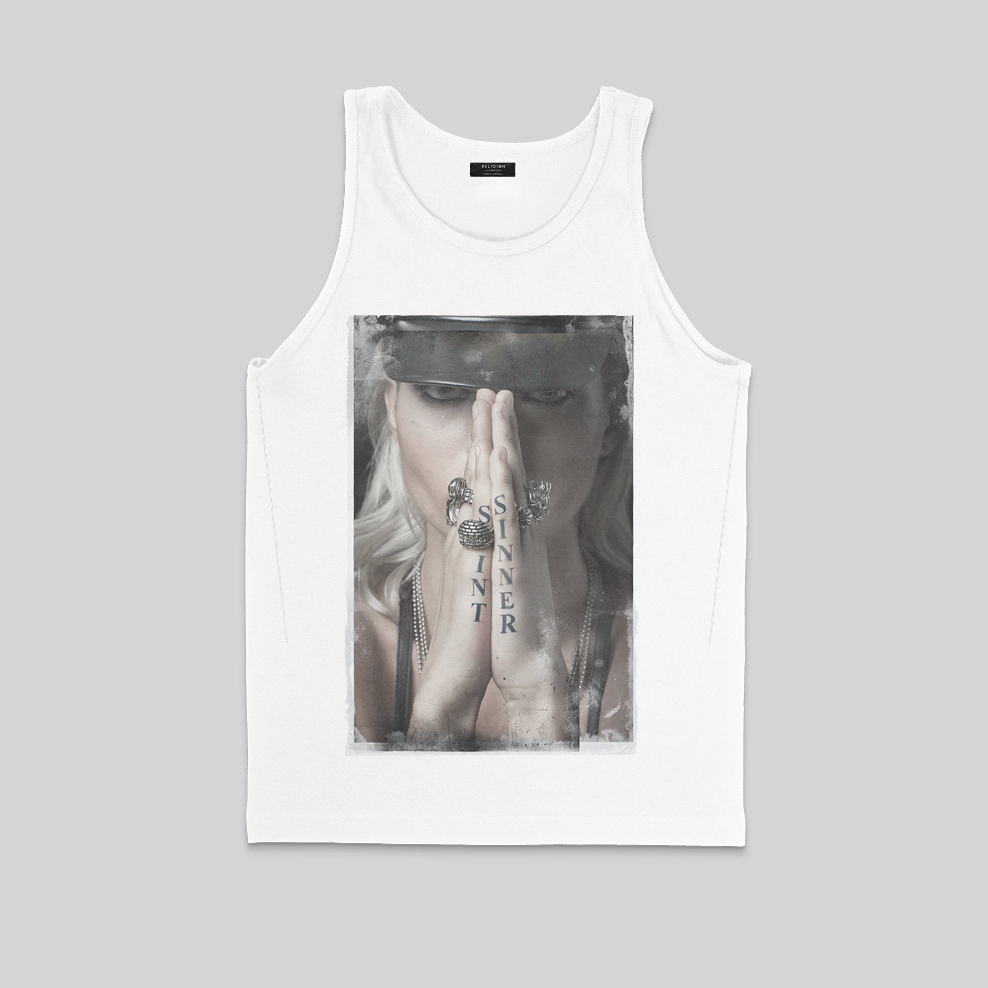 SAINT SINNER VEST WHITE