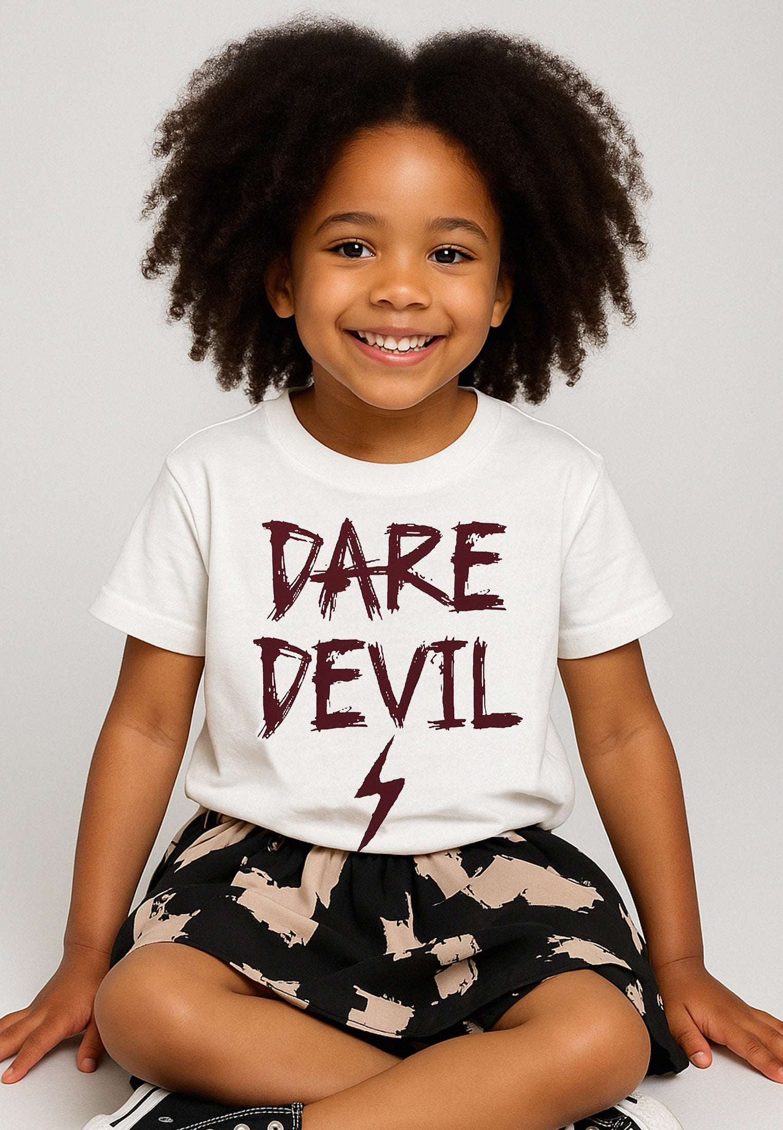 DARE DEVIL GIRLS T-SHIRT OFF WHITE