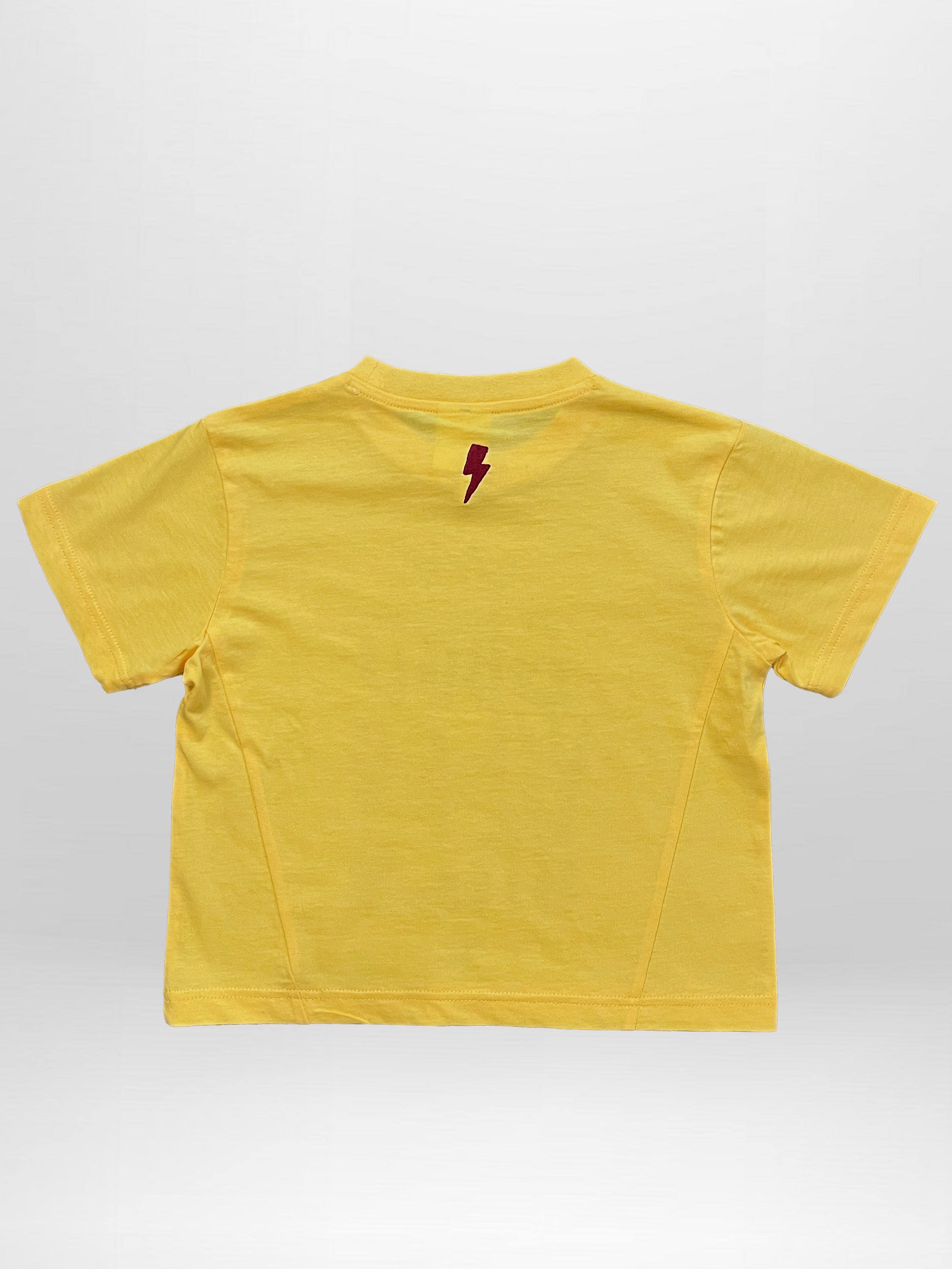 GOOD VIBES GIRLS T-SHIRT YELLOW
