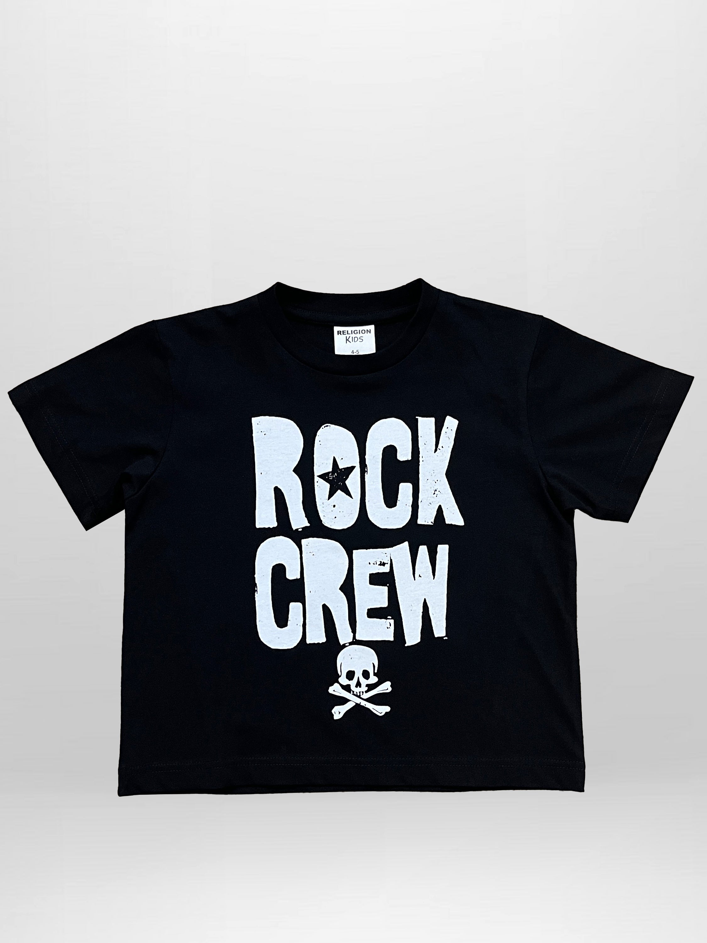 ROCK CREW GIRLS T-SHIRT BLACK