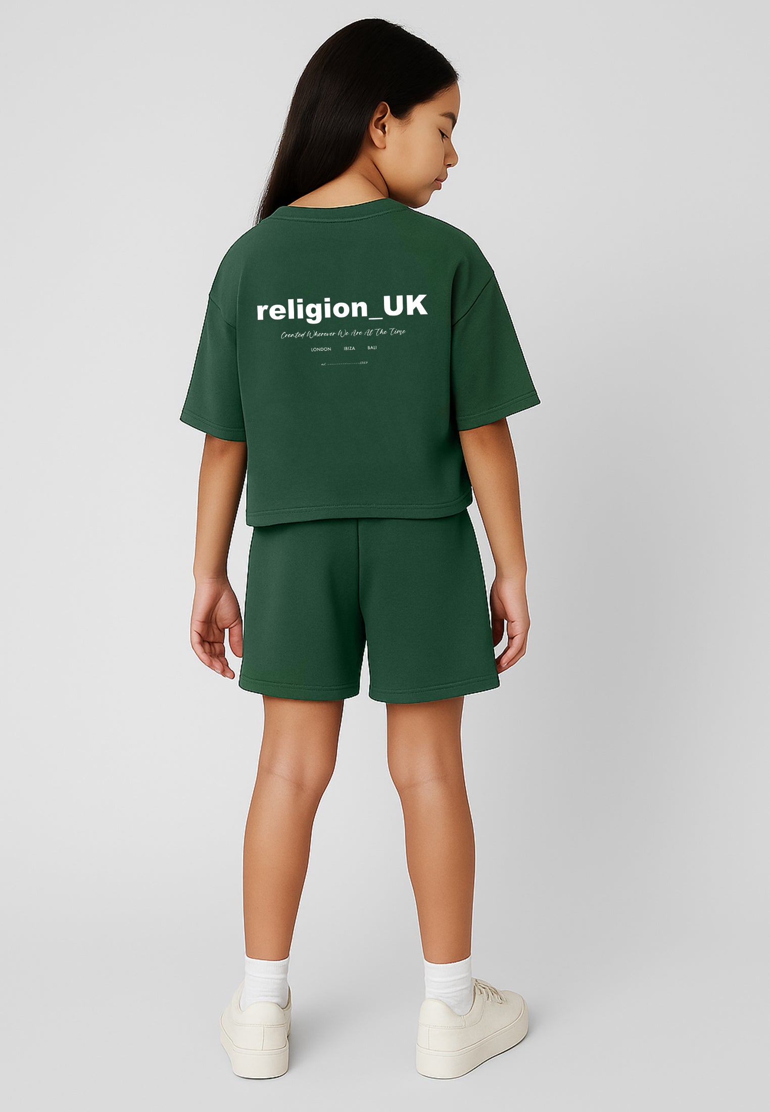 RELIGION GIRLS OVERSIZED T-SHIRT GREEN