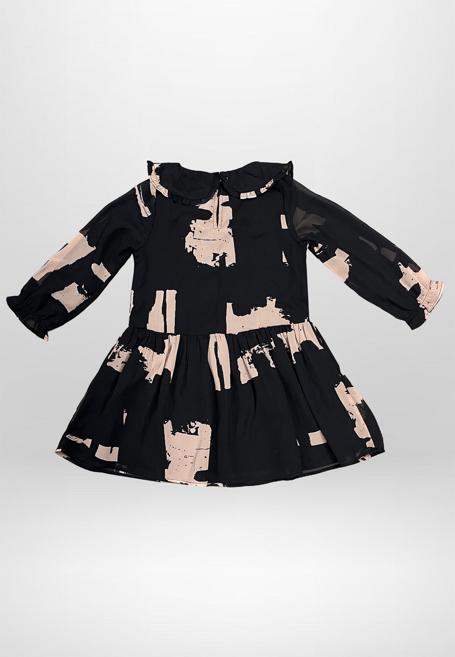 AMELIE DRESS FACADE BLACK & ASHES