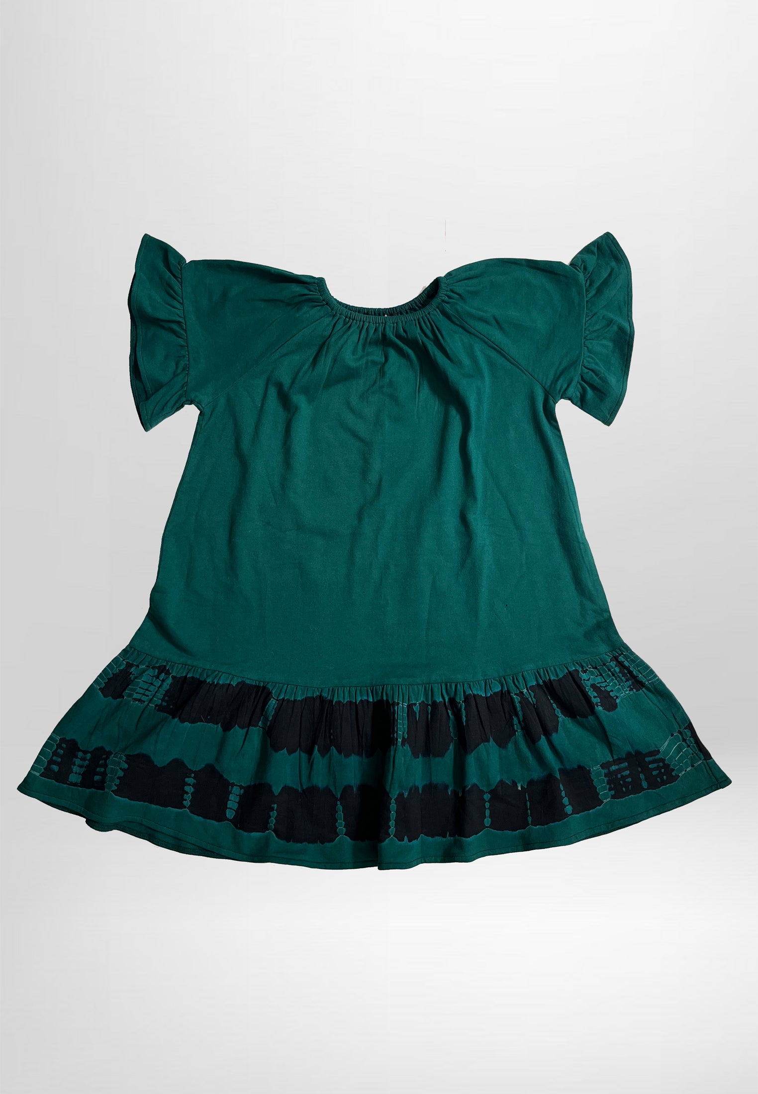 JANE DRESS EDEN GREEN & BLACK