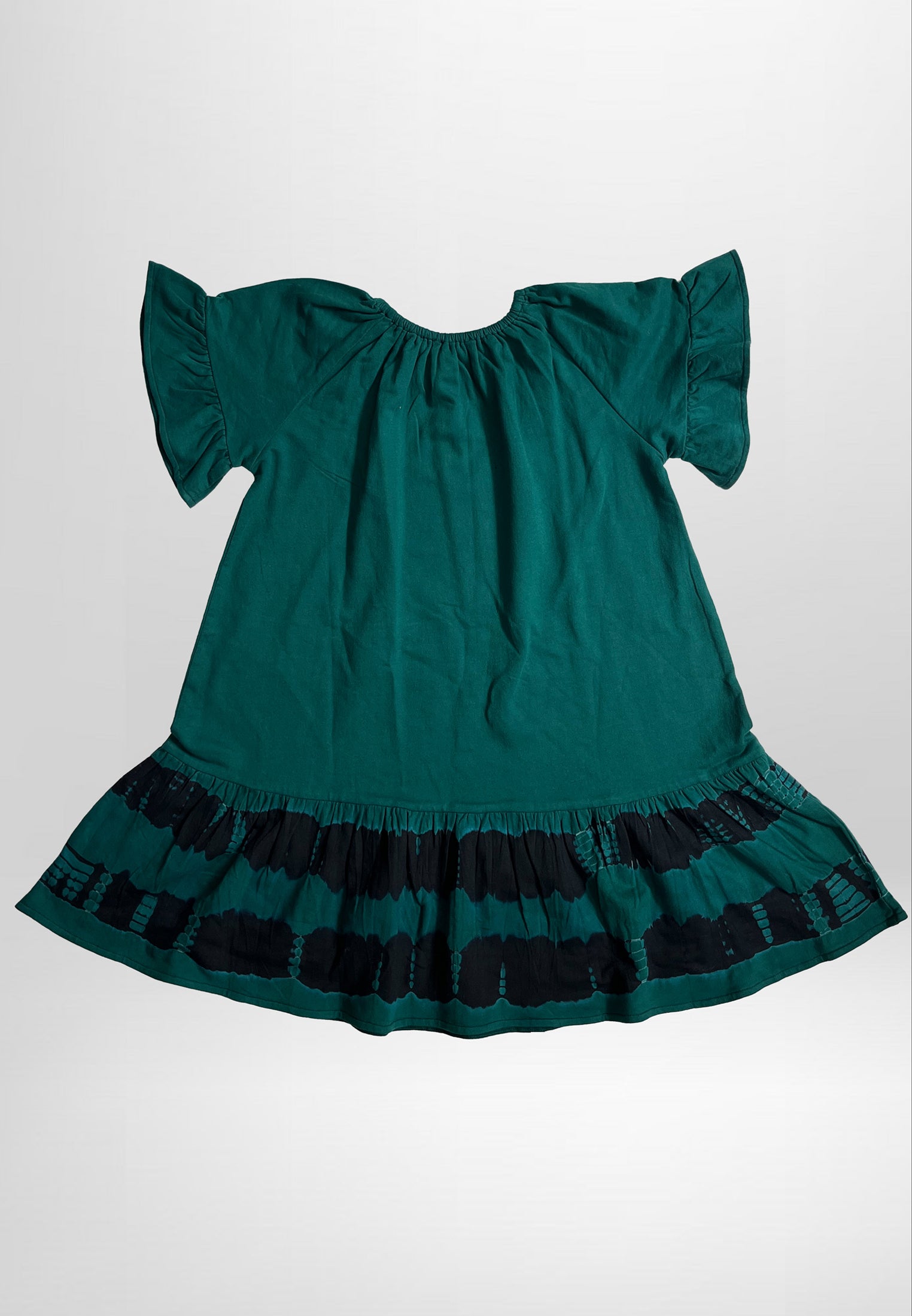 JANE DRESS EDEN GREEN & BLACK