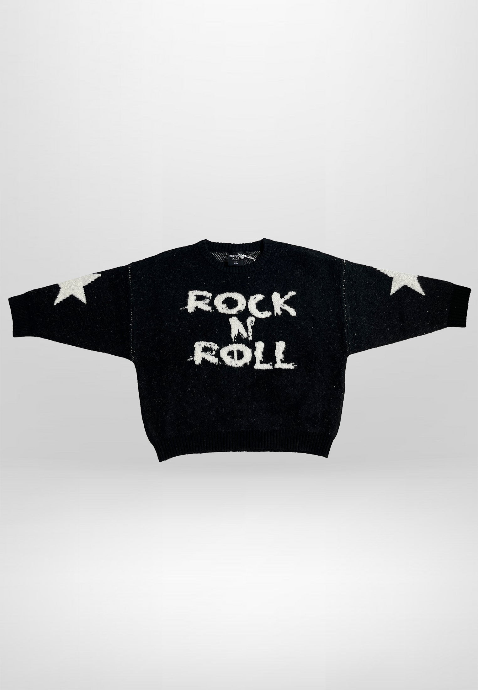 GIRLS ROCK N ROLL JUMPER BLACK