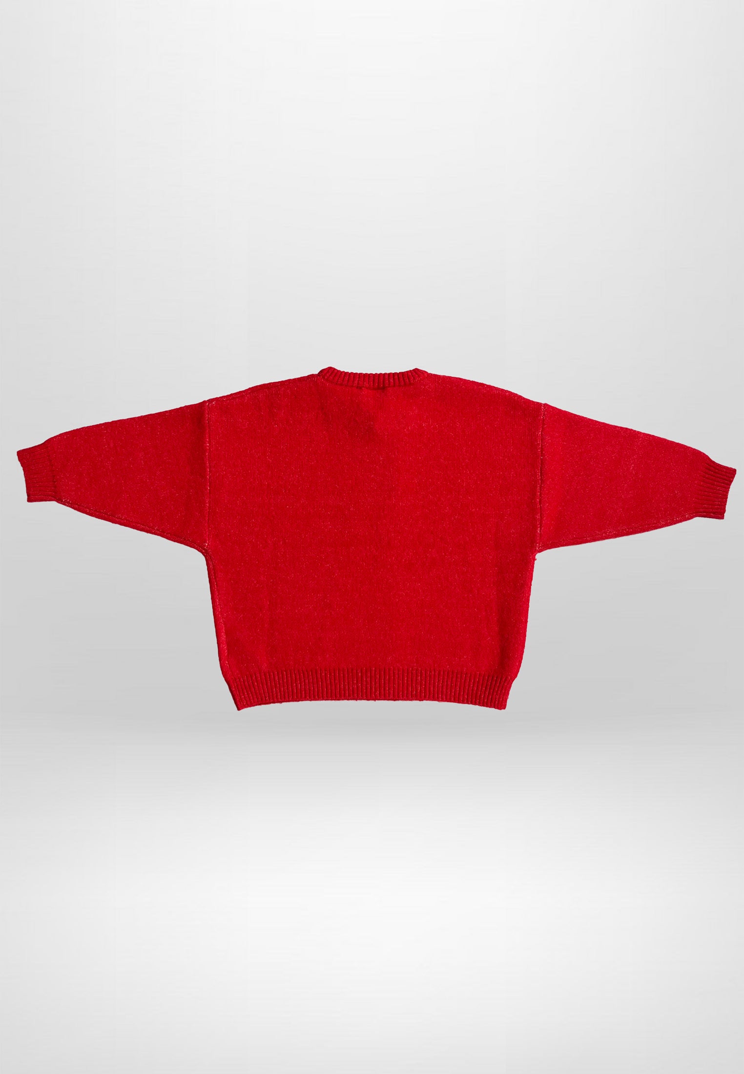 GIRLS SKULLY JUMPER RED