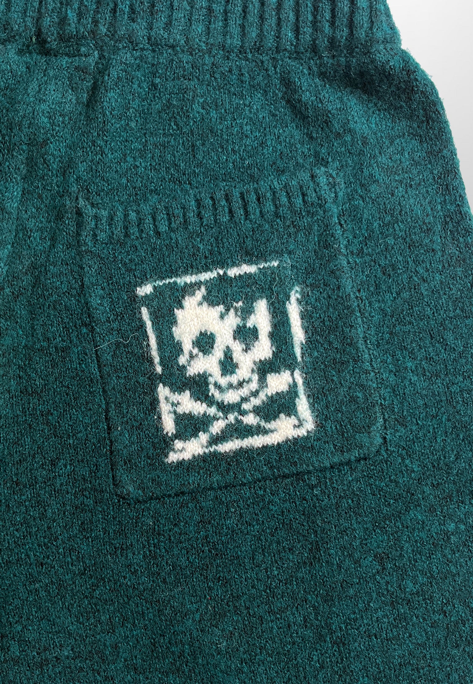 GIRLS SKULLY LOGO PANTS FOREST GREEN