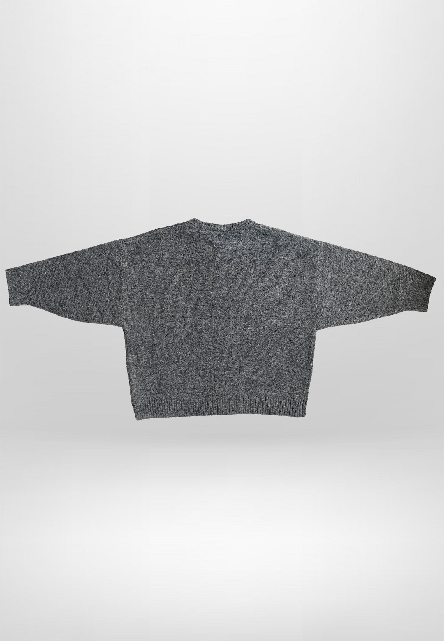 GIRLS SKULLY LOGO JUMPER CHARCOAL