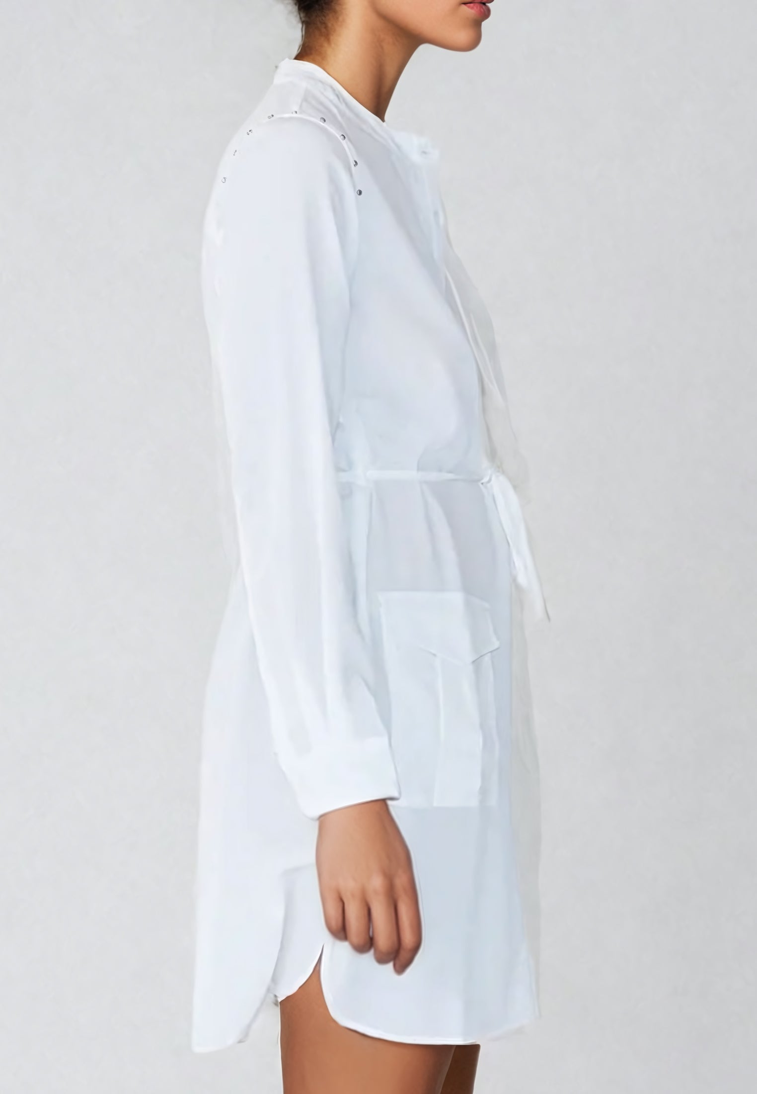 TRACE KAFTAN WHITE