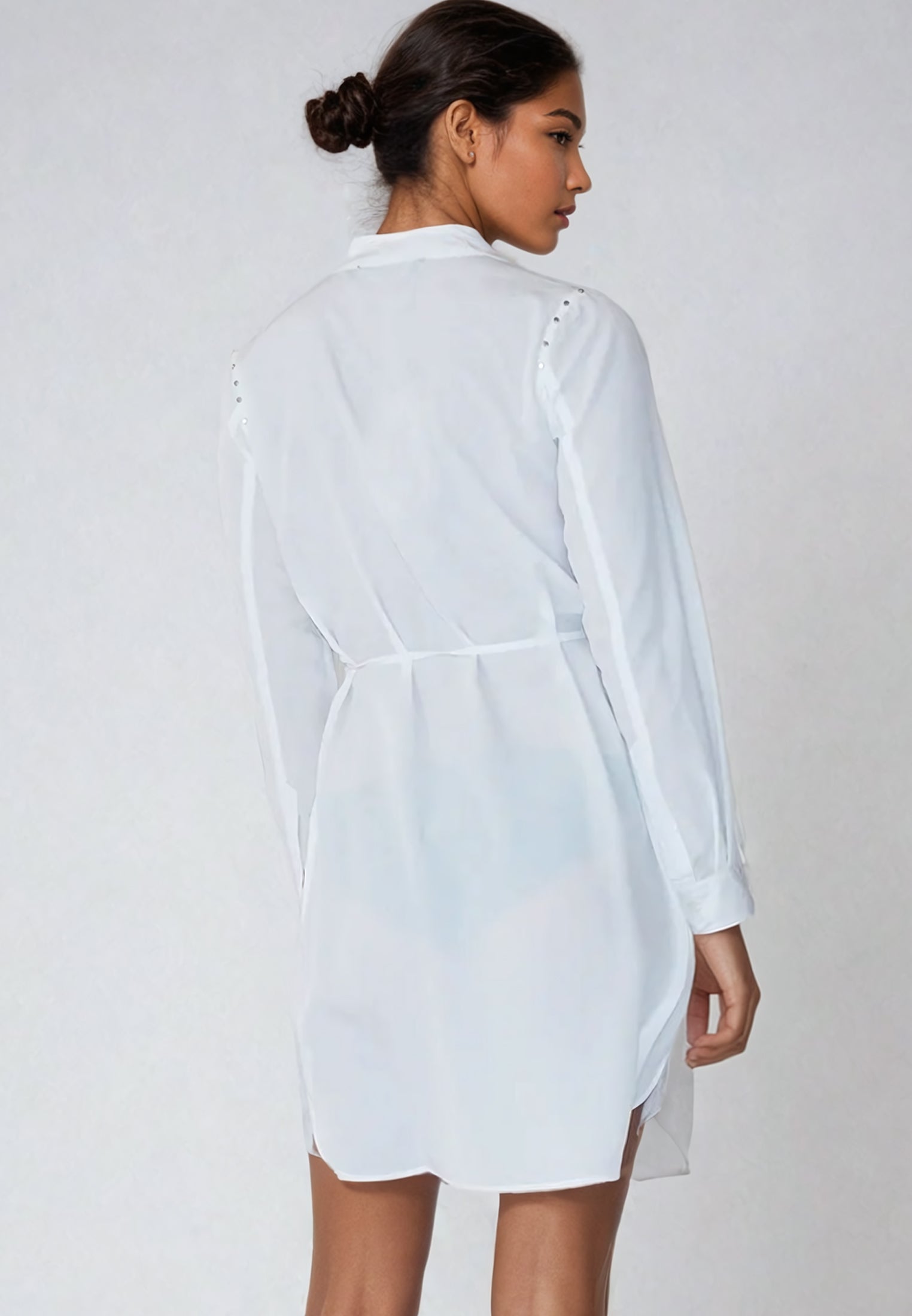 TRACE KAFTAN WHITE