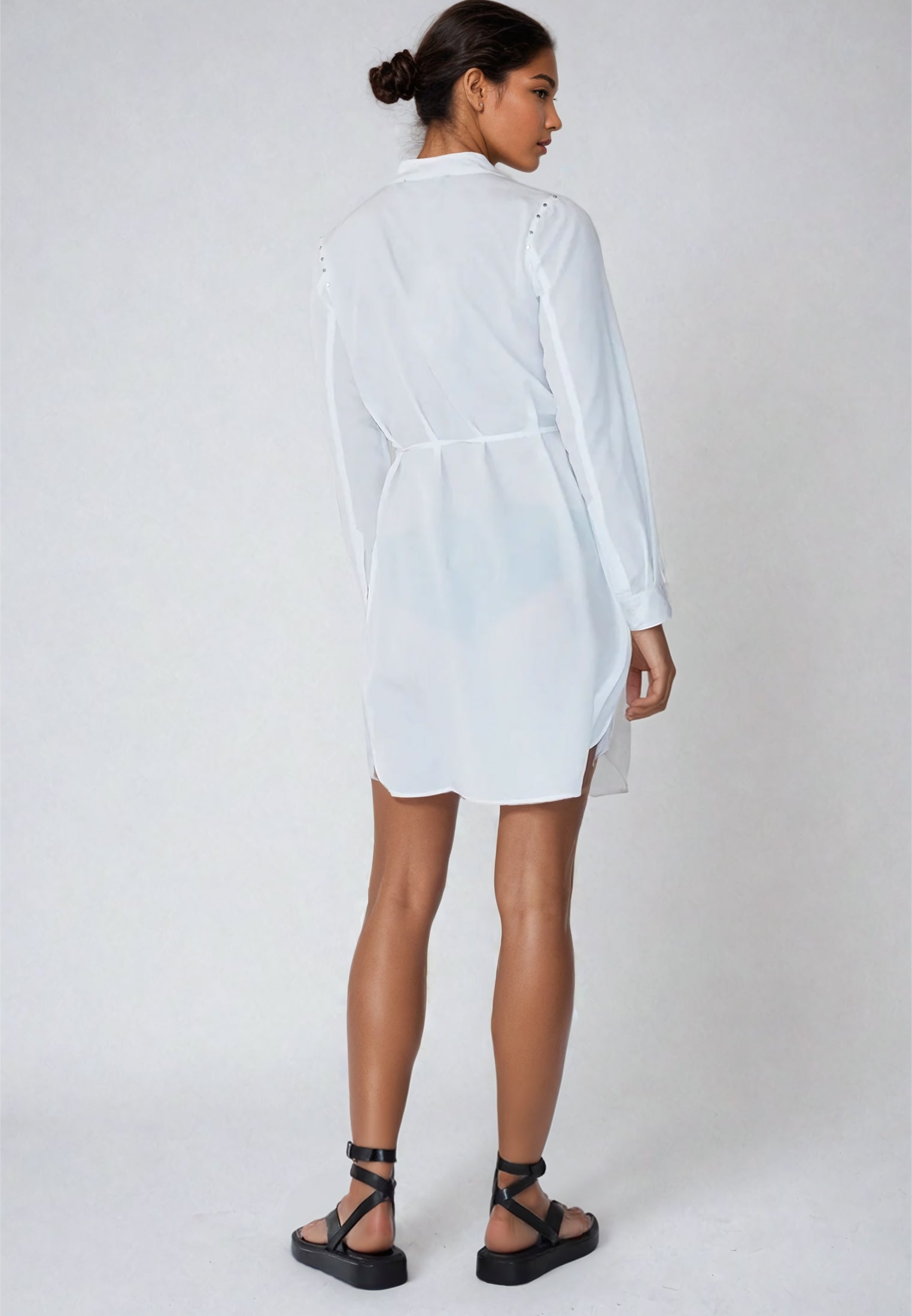 TRACE KAFTAN WHITE