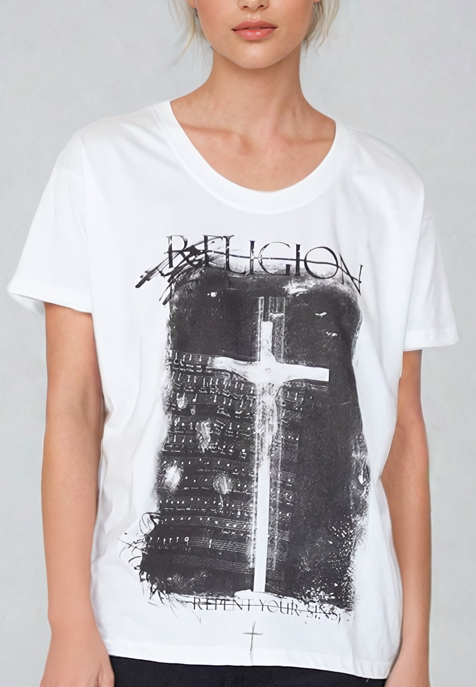 CROSS T-SHIRT WHITE