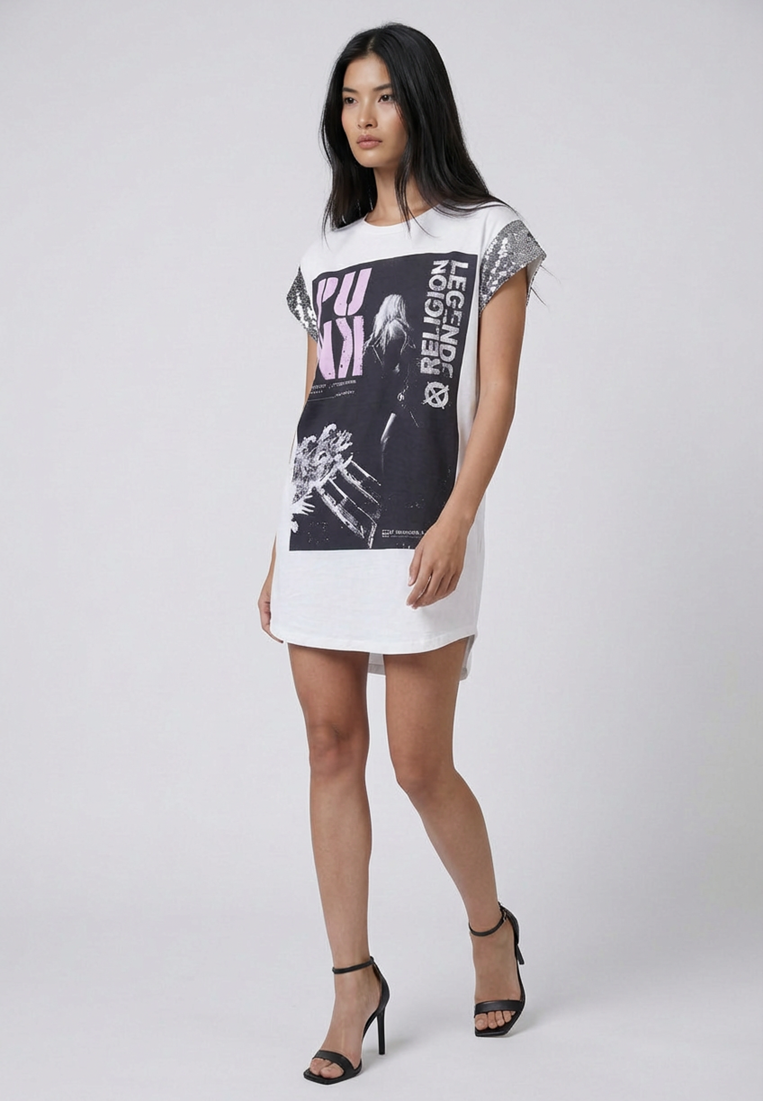 PUNK DRESS OFF WHITE