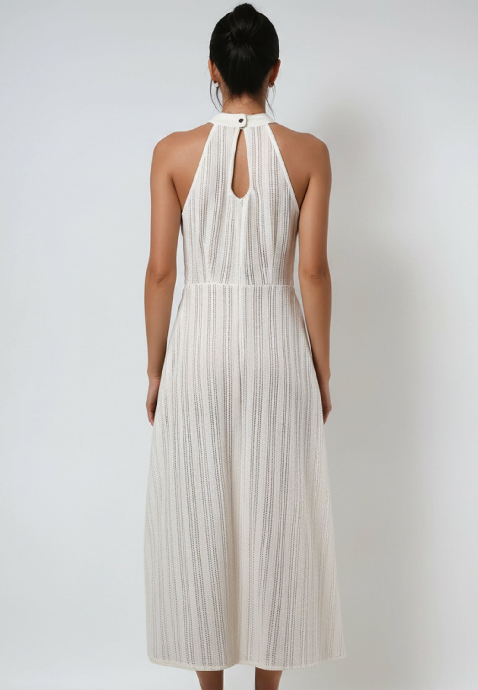 CRUSH DRESS WHITE