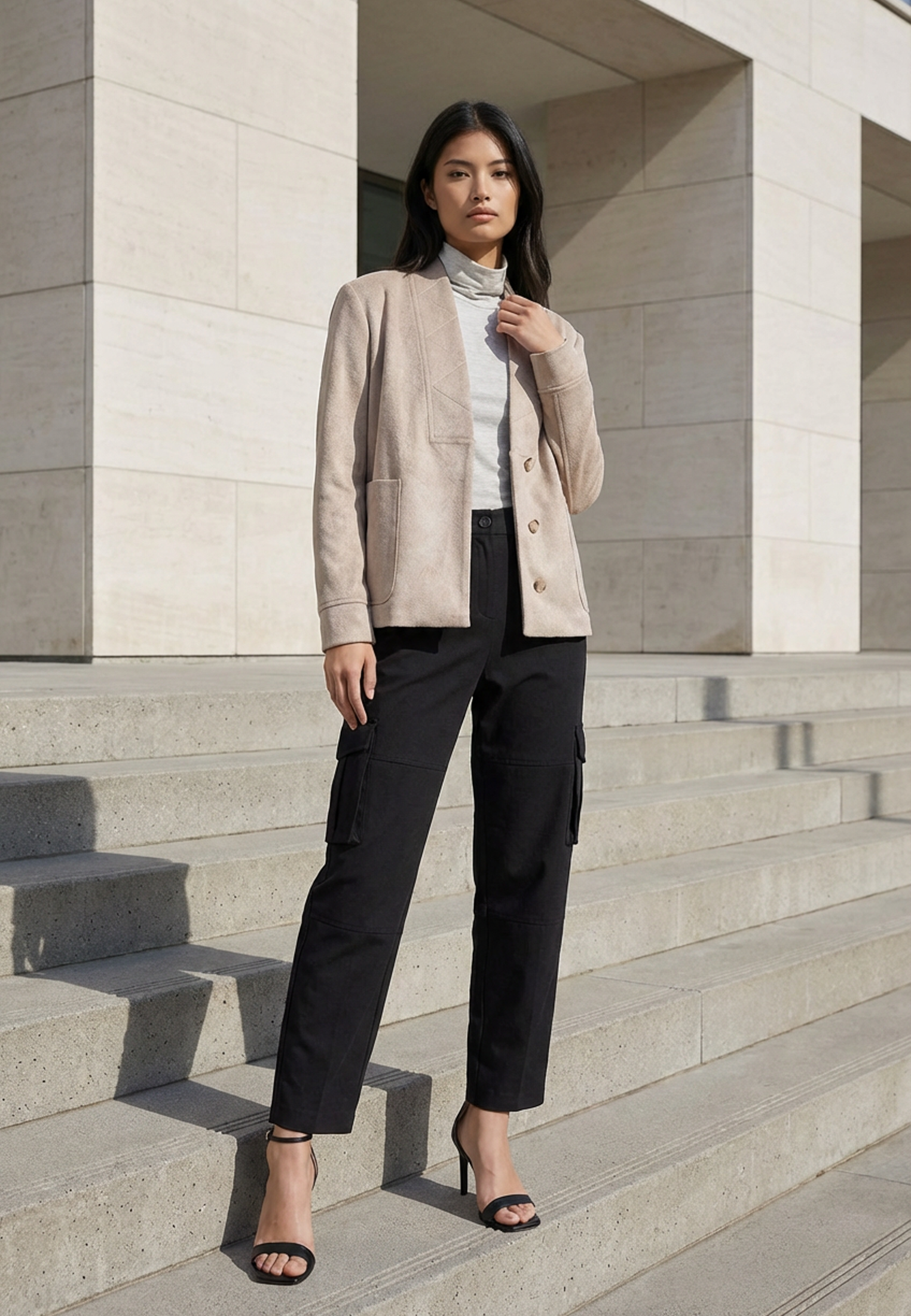 OBERON JACKET OATMEAL
