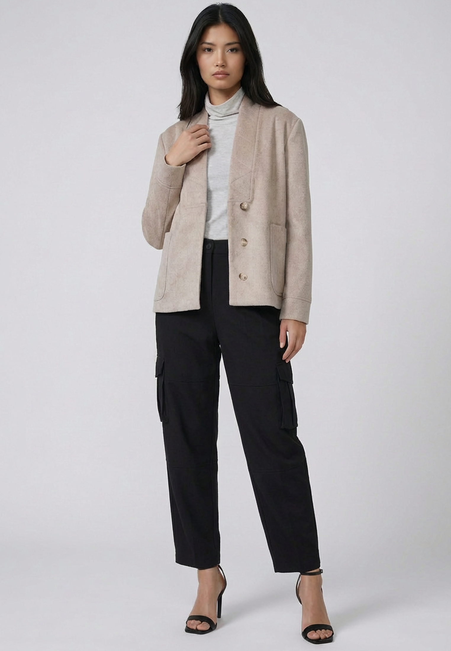 RELIGION Oberon Oatmeal Bomber Jacket