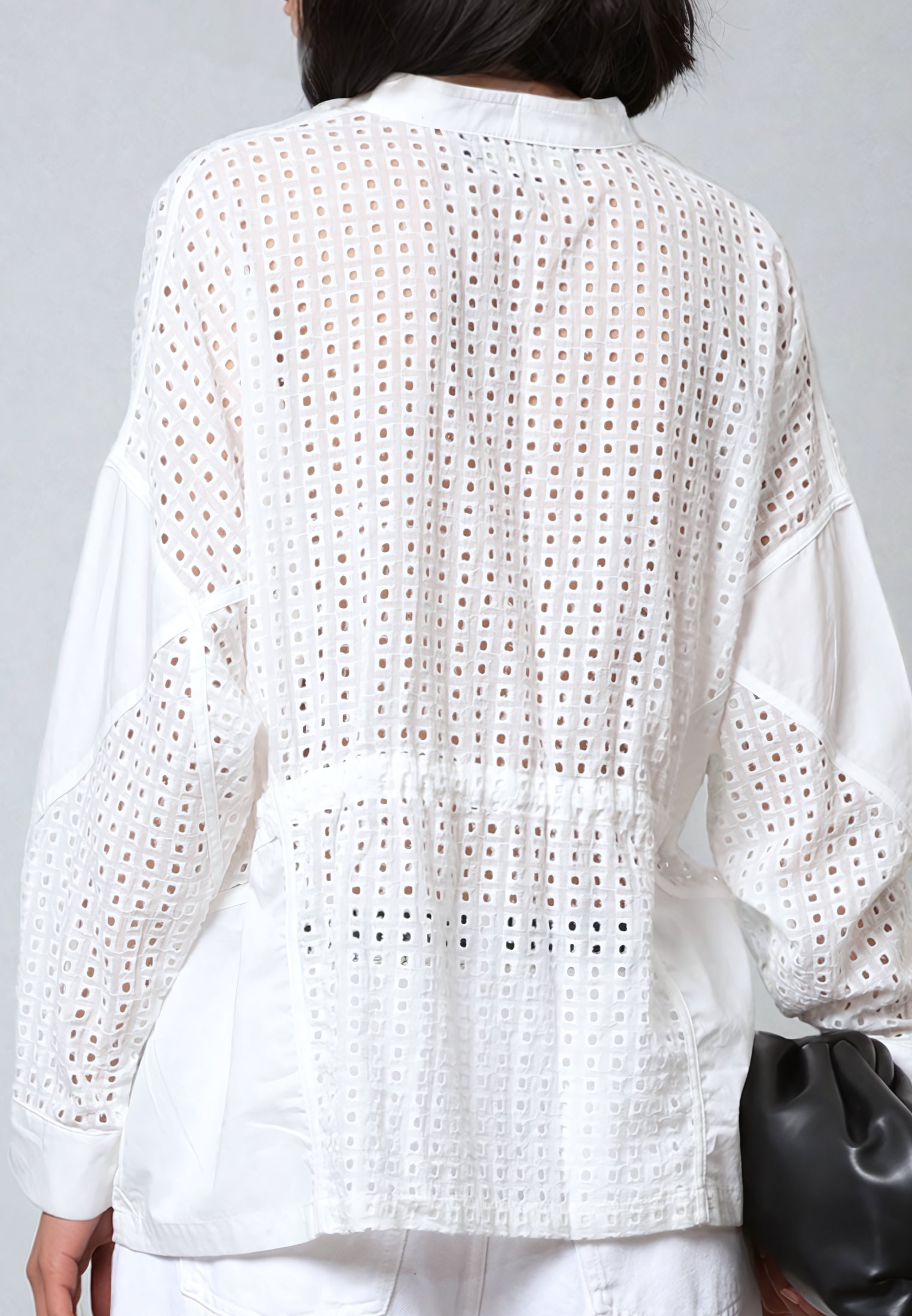 ONYX TOP WHITE BRODERIE