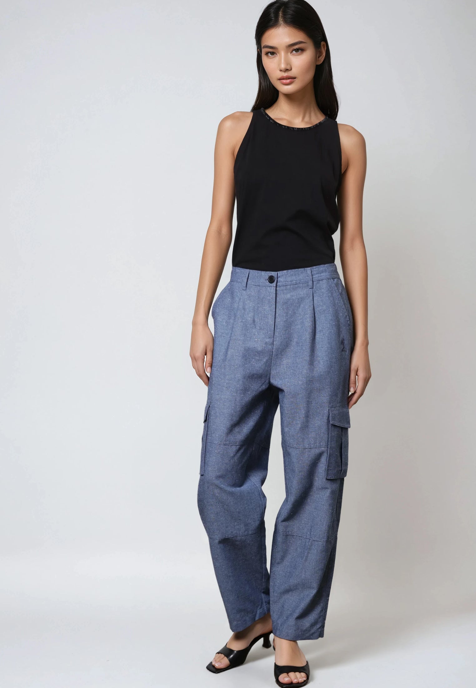 TRIBE TROUSERS BLUE