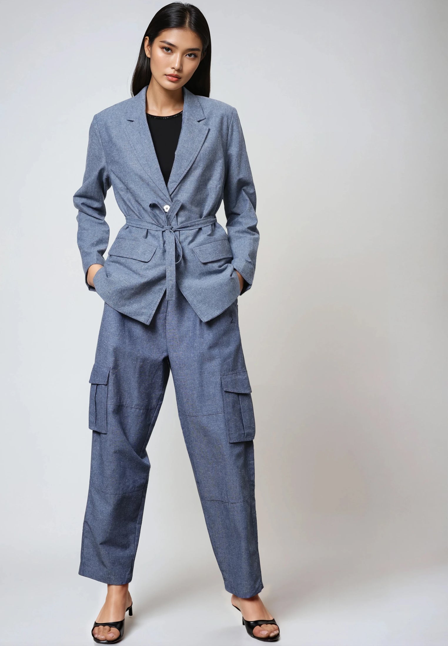 TRIBE TROUSERS BLUE