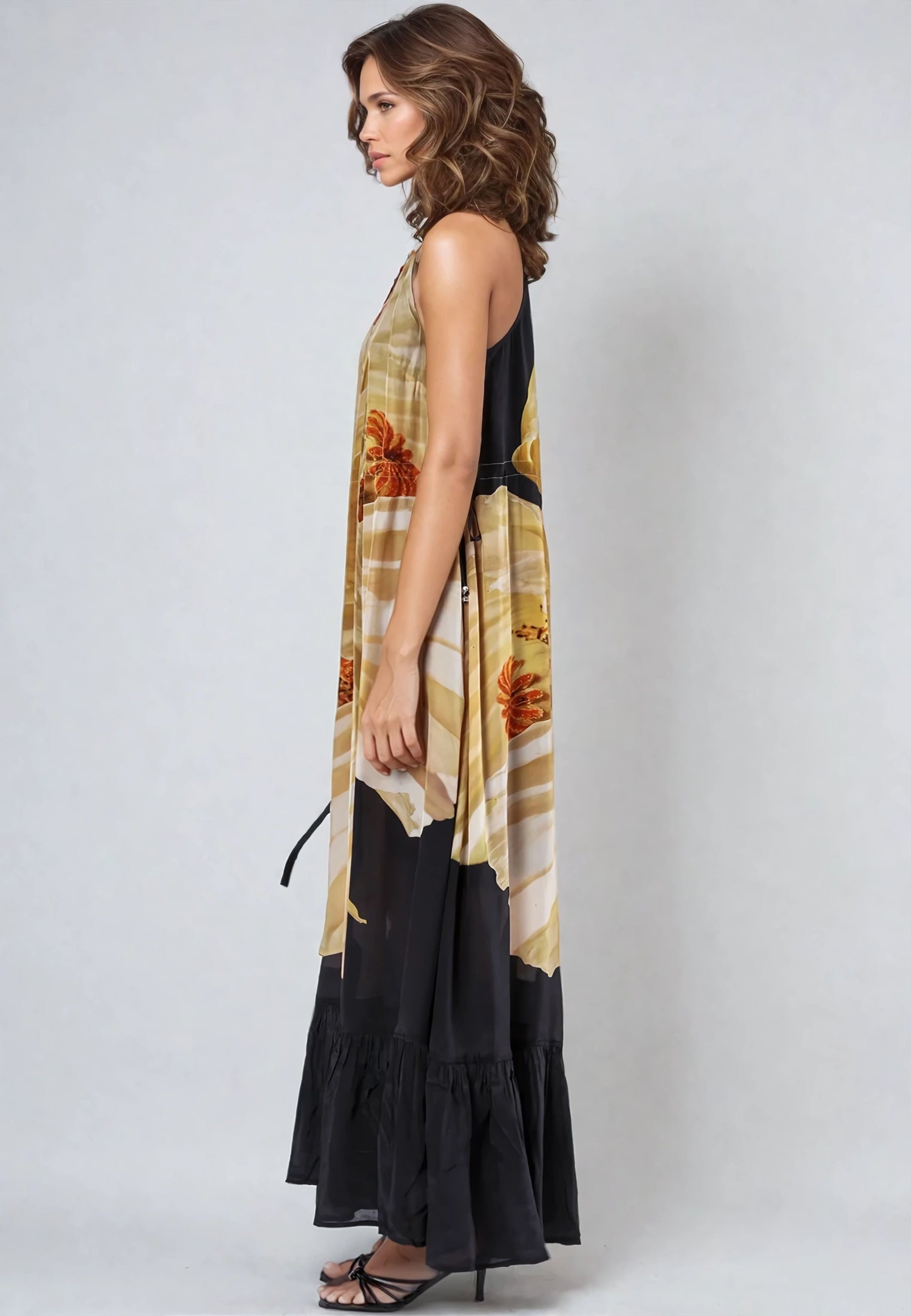 HIDDEN MAXI DRESS CHARM BRIGHT YELLOW