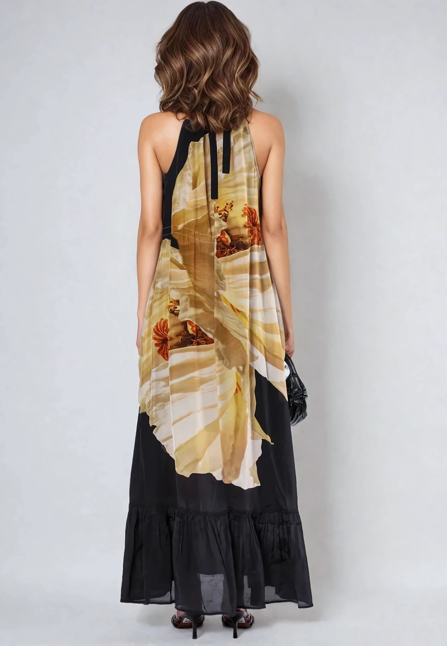 HIDDEN MAXI DRESS CHARM BRIGHT YELLOW