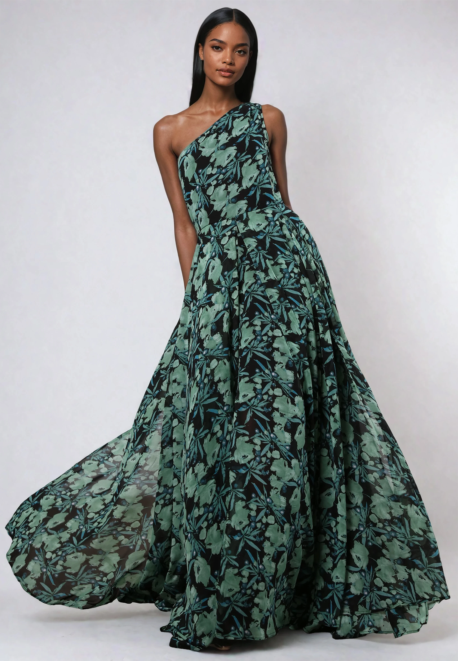 SIGNATURE MAXI DRESS PRIME GREEN